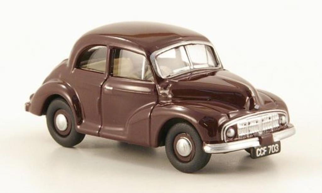 Morris Minor 1/76 Oxford Saloon red diecast model cars