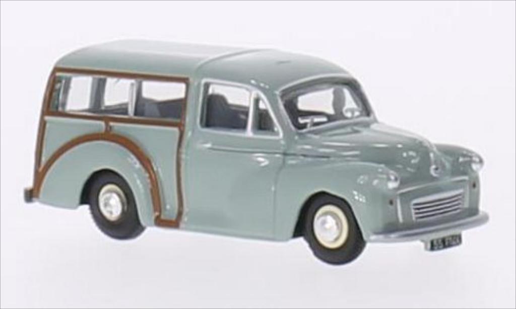 Morris Minor 1/76 Oxford Traveller grey/brown RHD diecast model cars