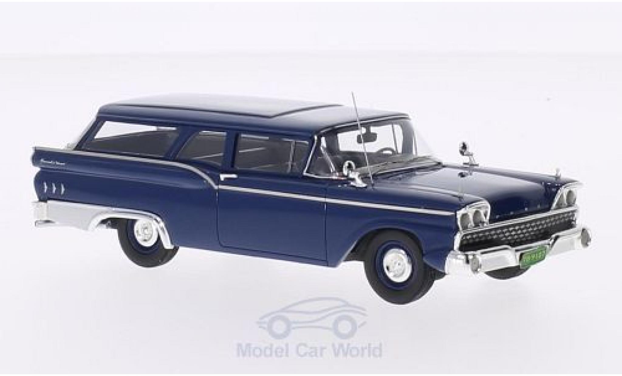 Ford Ranch Wagon 1/43 Motorhead blue 1959 diecast model cars
