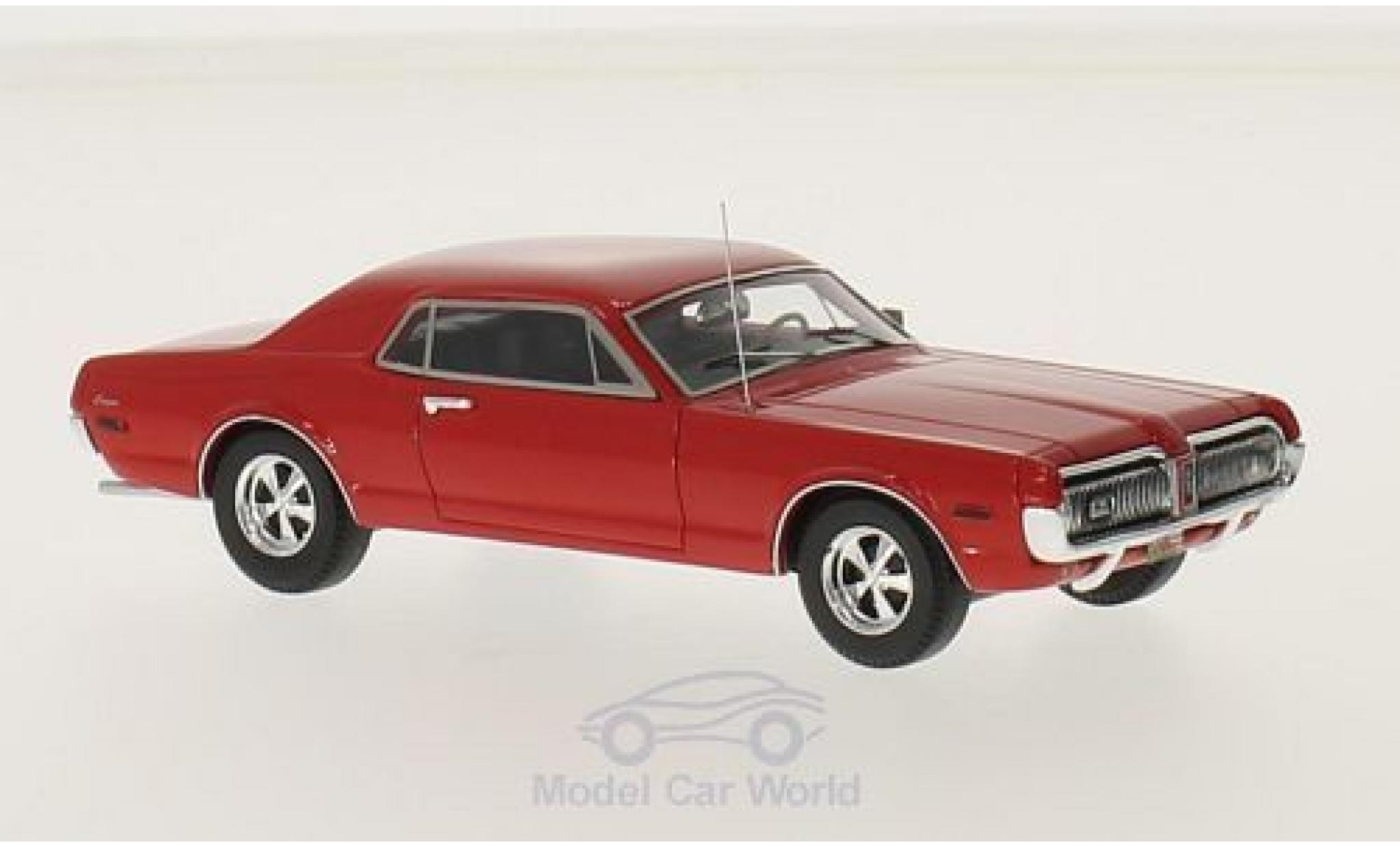 Mercury Cougar 1/43 Motorhead red 1968 diecast model cars