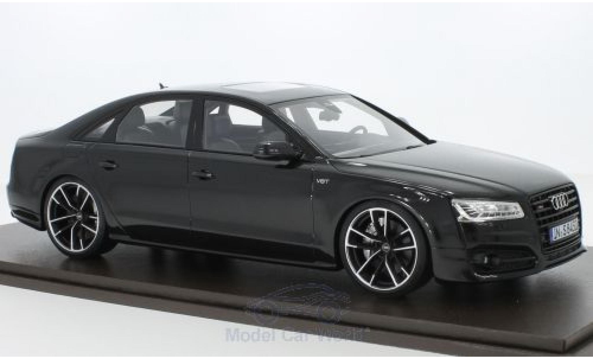 Audi S8 1/18 Motorhelix Plus metallic black 2017 diecast model cars