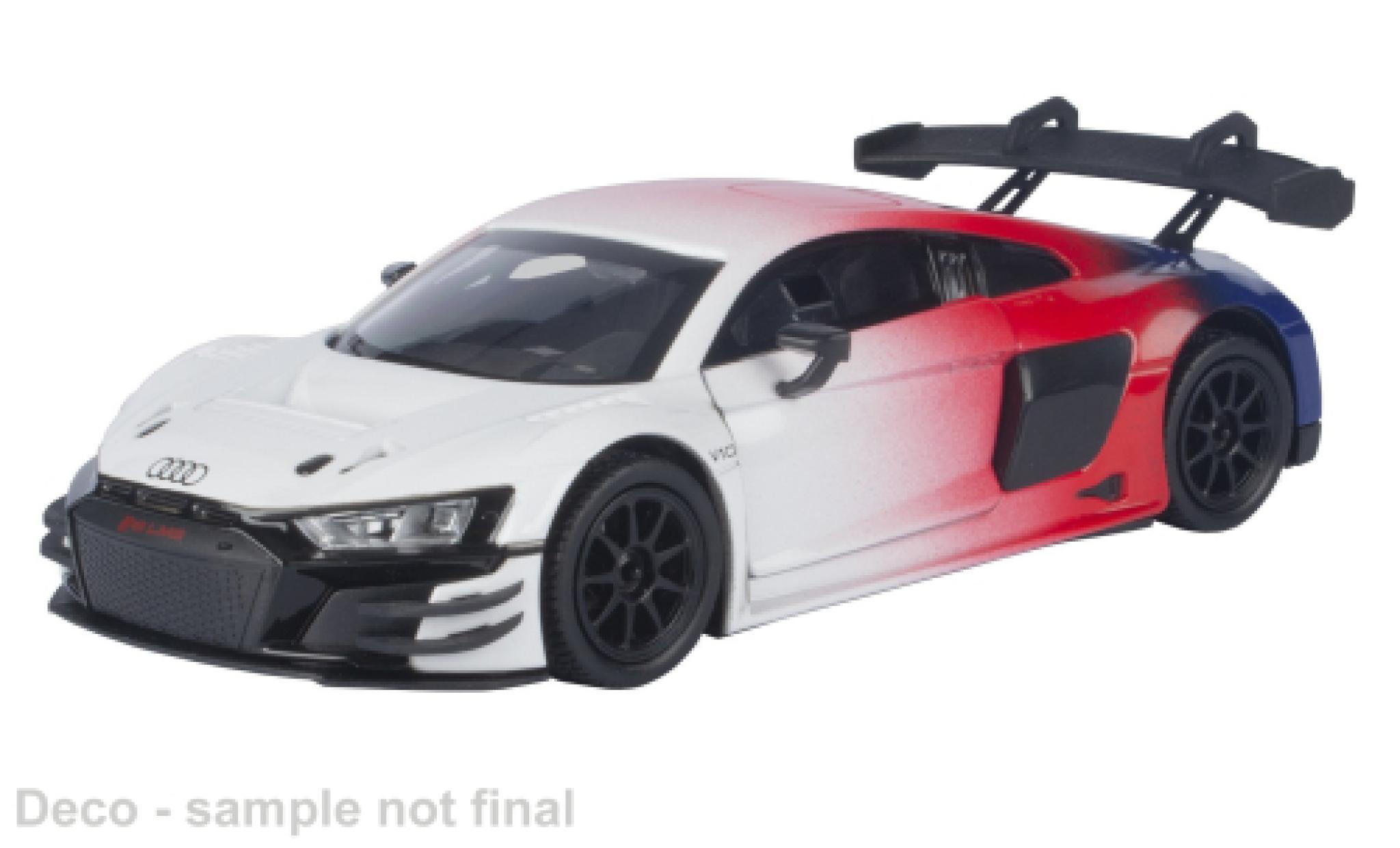 Audi R8 1/24 Motormax LMS GT3 white/red 1:24 diecast model cars