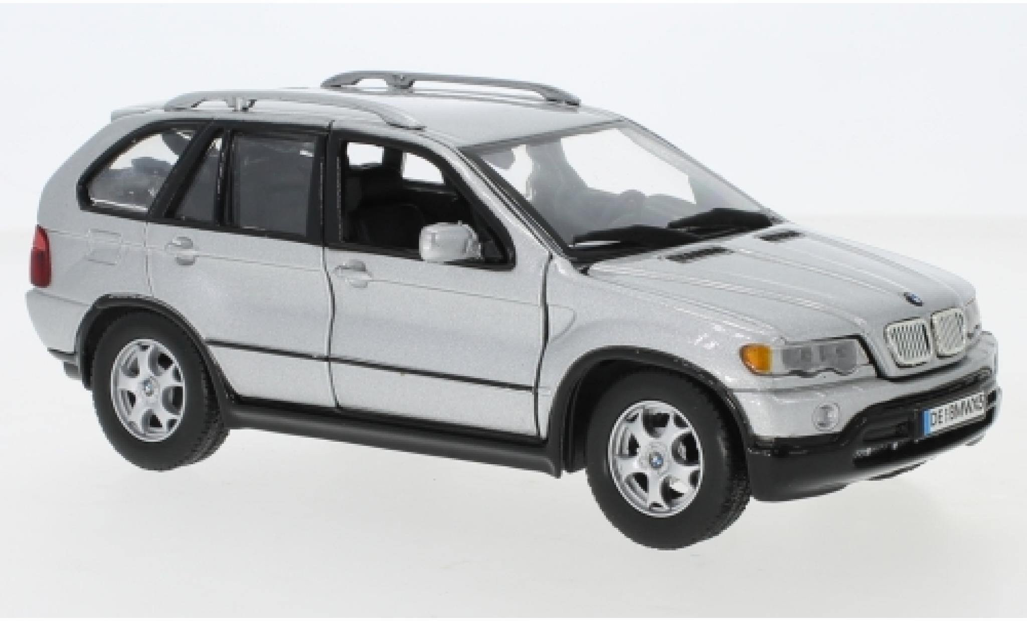 Bmw X5 1/24 Motormax (E53) grey diecast model cars