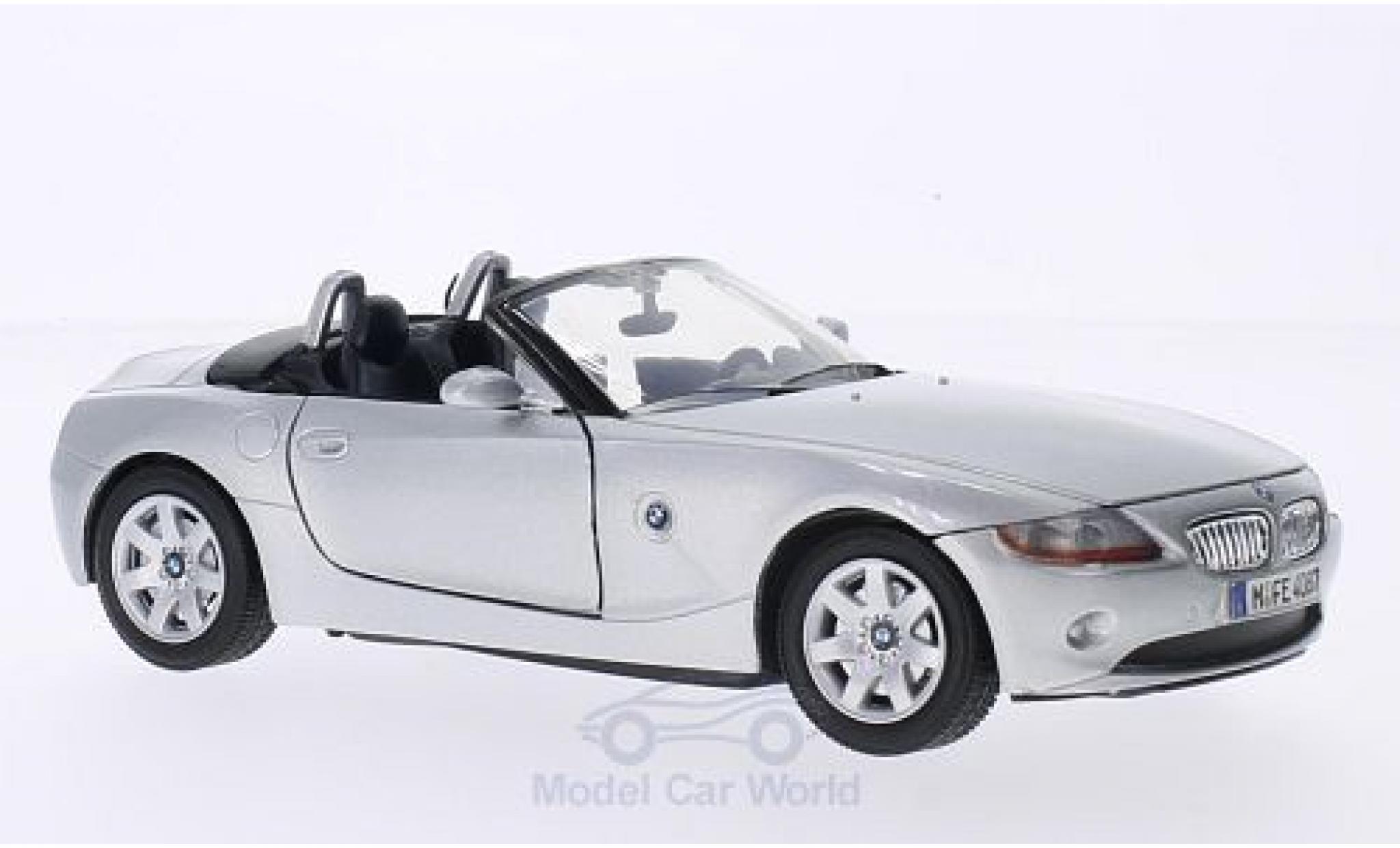 Bmw Z4 E85 1/24 Motormax (E85) grey 2003 diecast model cars