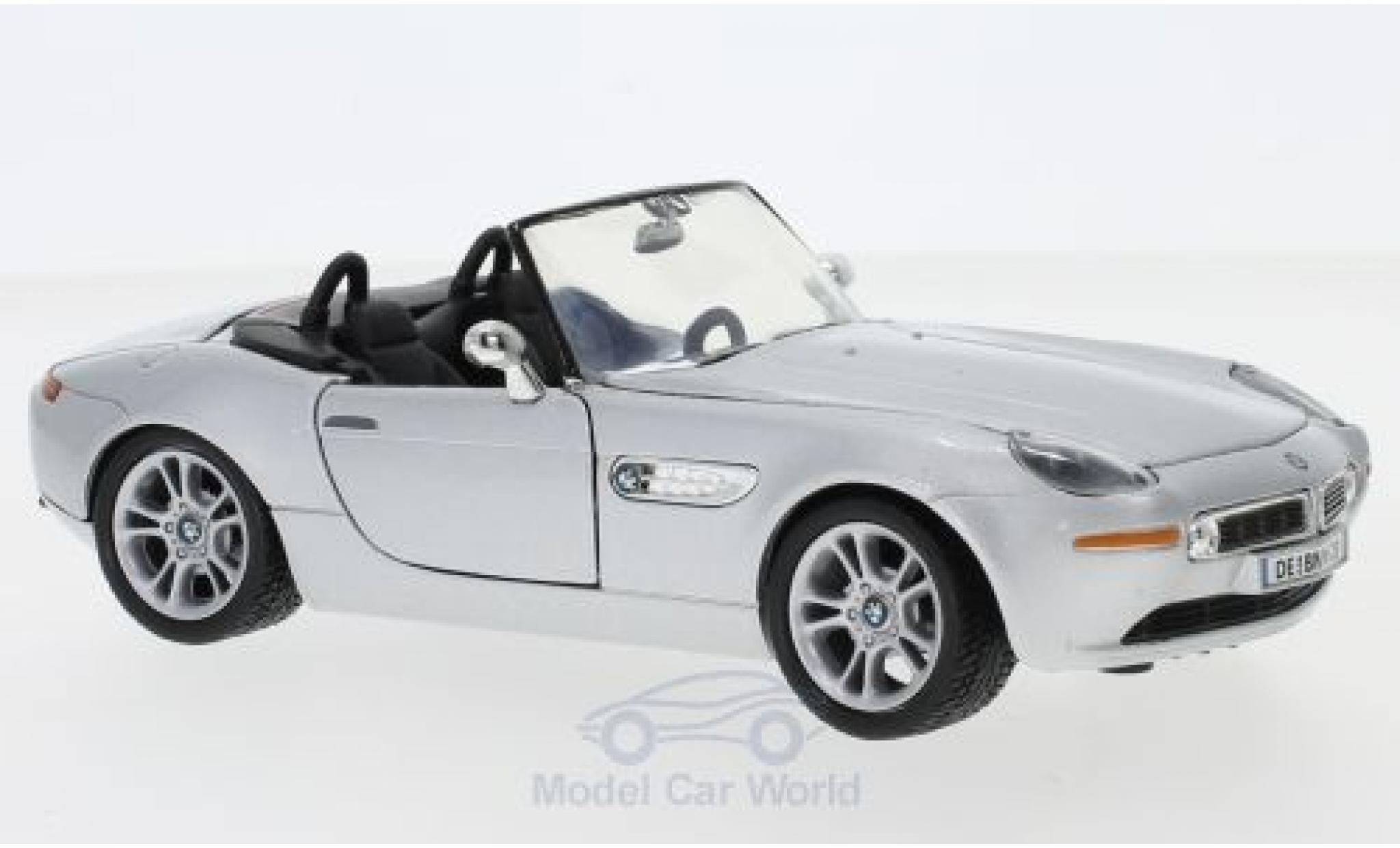 Bmw Z8 1/24 Motormax grey ohne Vitrine diecast model cars
