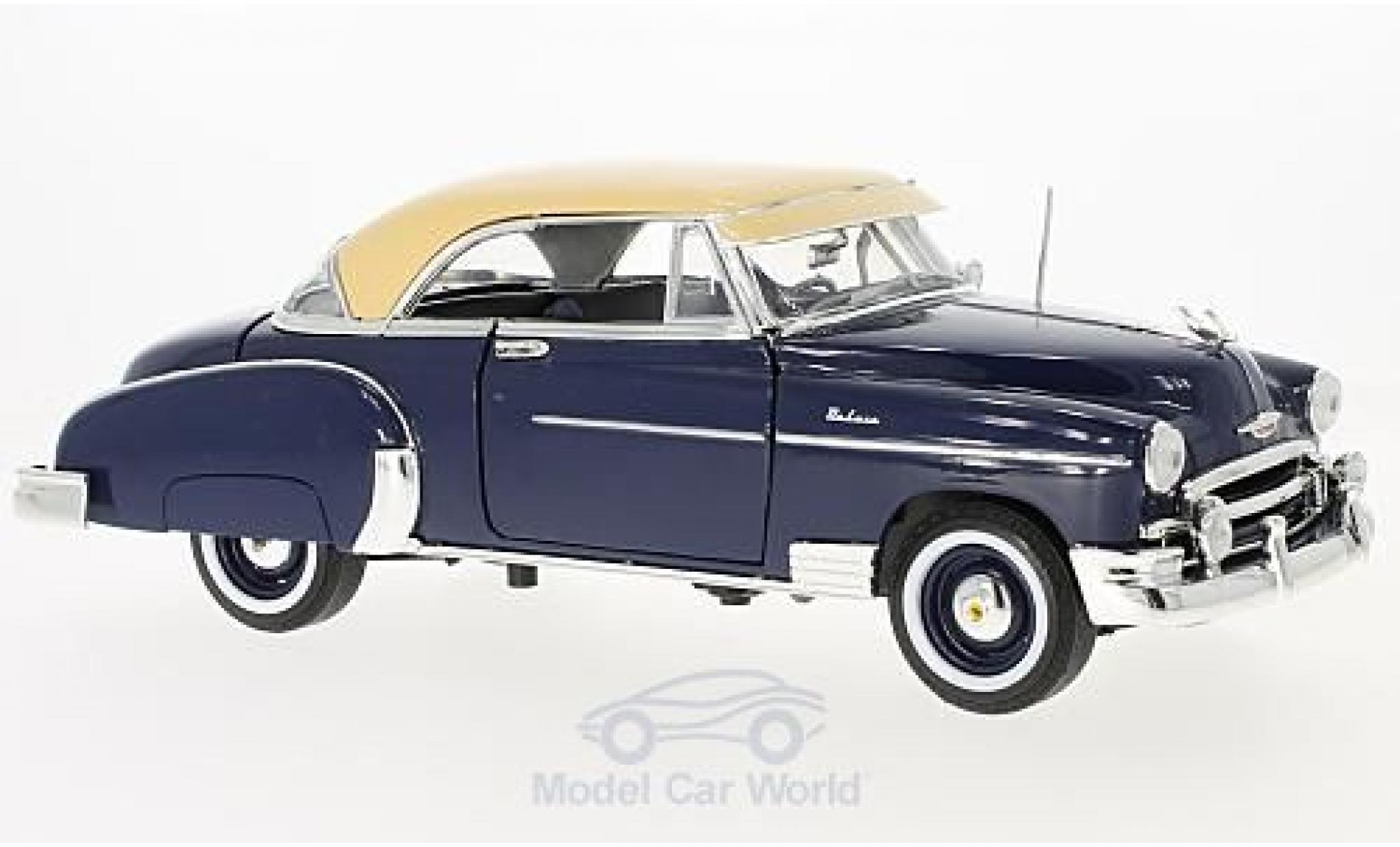 Chevrolet Bel Air 1/18 Motormax blue/beige 1950 diecast model cars
