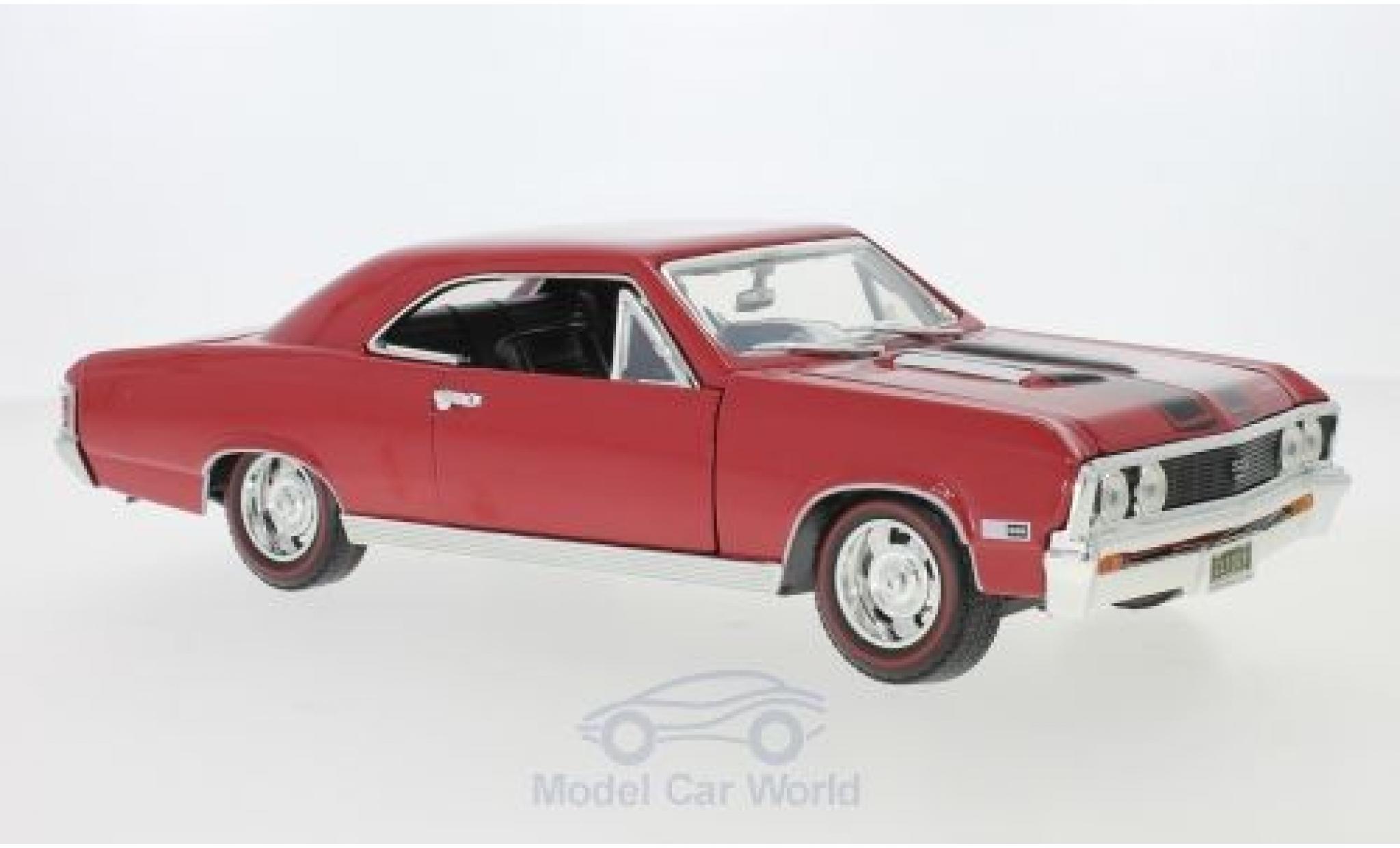 Chevrolet Chevelle 1/18 Motormax SS 396 red/black 1967 diecast model cars