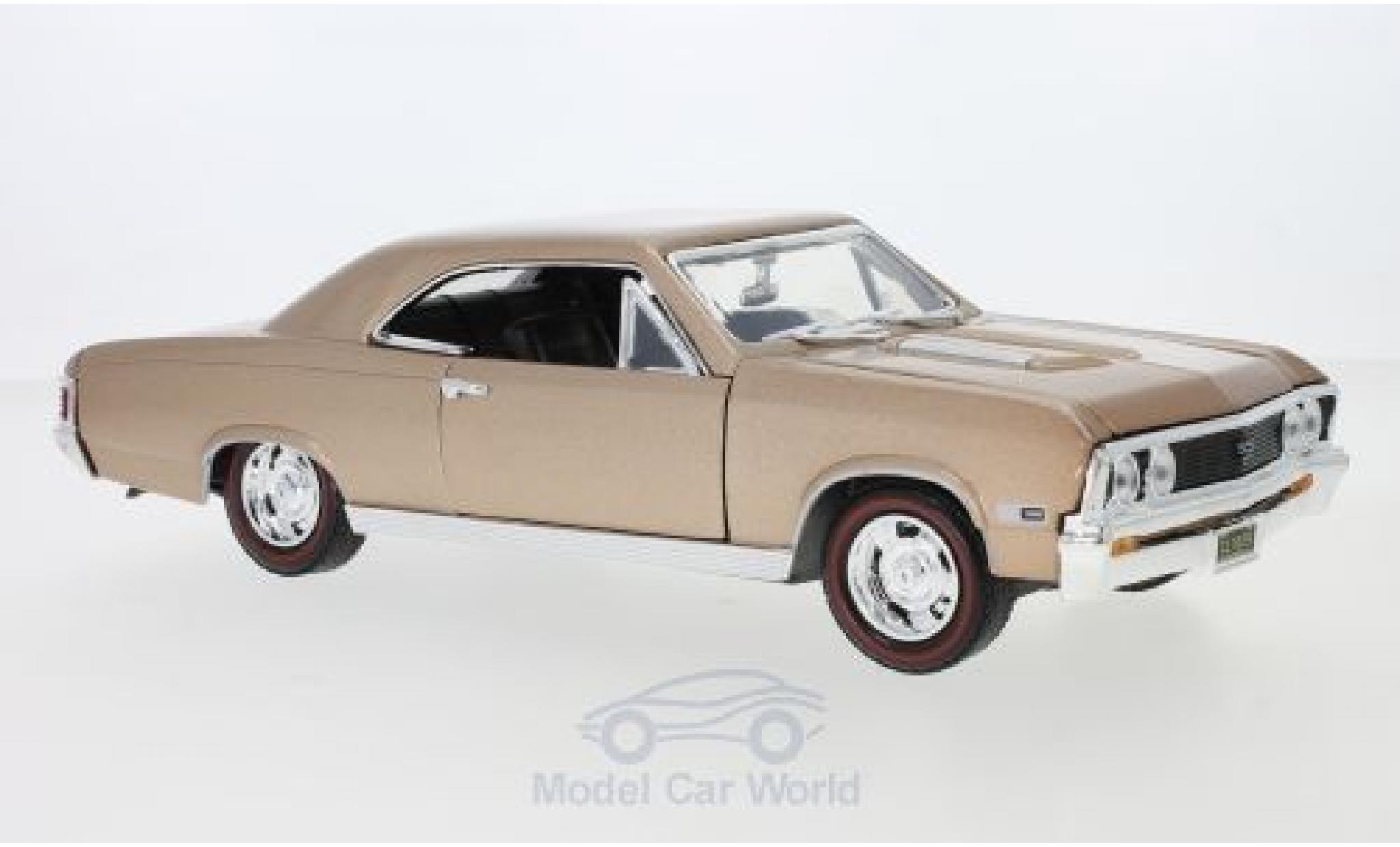 Chevrolet Chevelle 1/18 Motormax SS 396 metallic brown 1967 diecast model cars