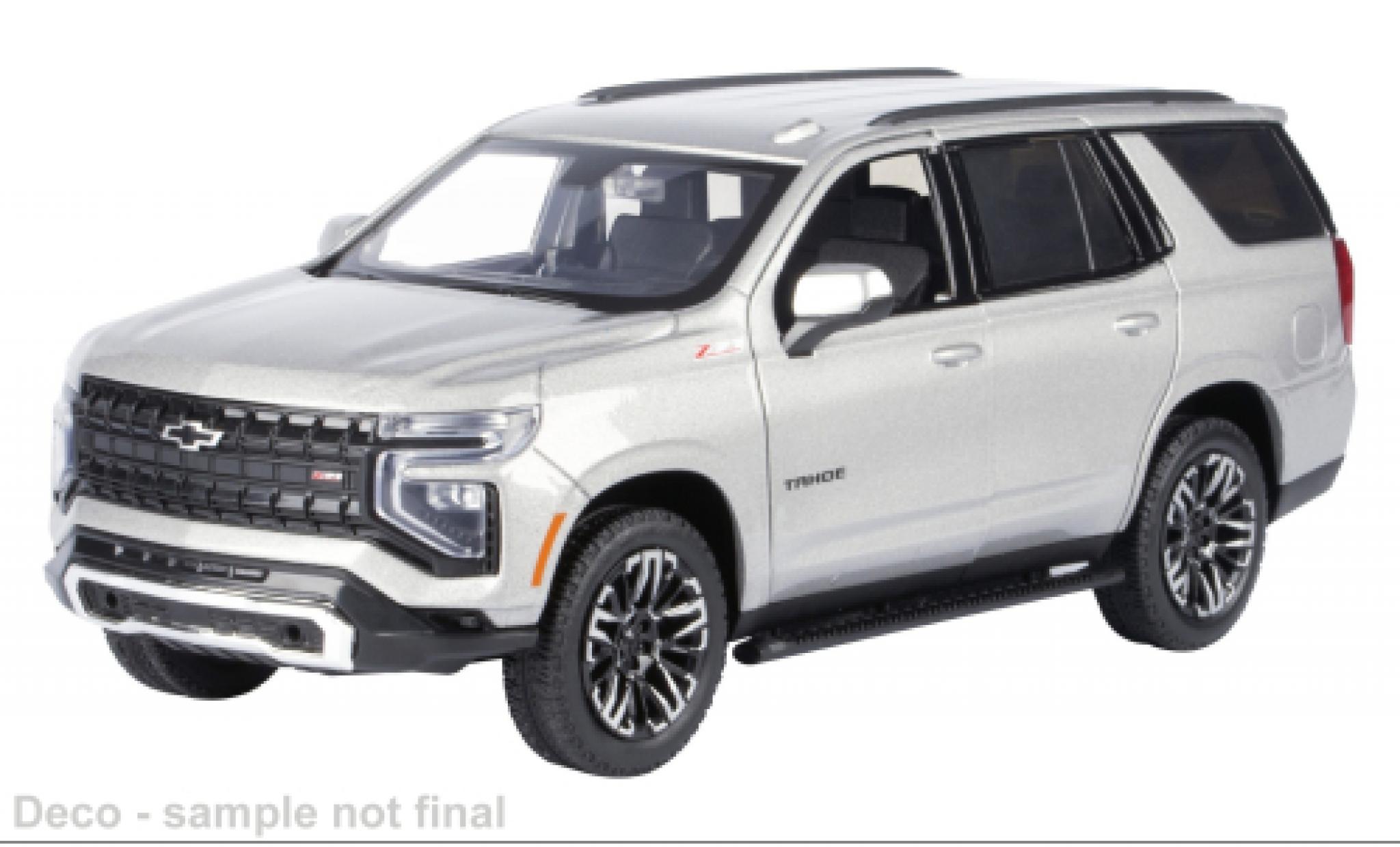 Chevrolet Tahoe 1/24 Motormax Z71 grey 2025 1:24 diecast model cars