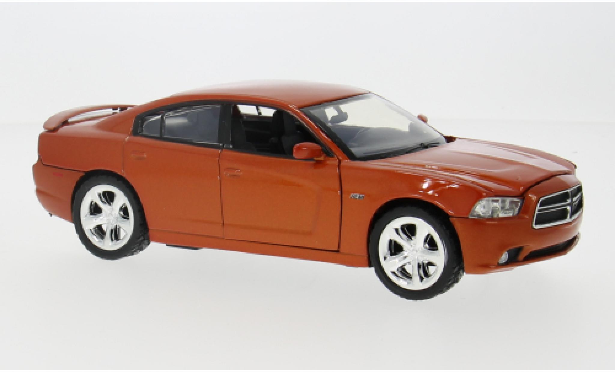 Dodge Charger 1/24 Motormax R/T orange 2011 1:24 diecast model cars