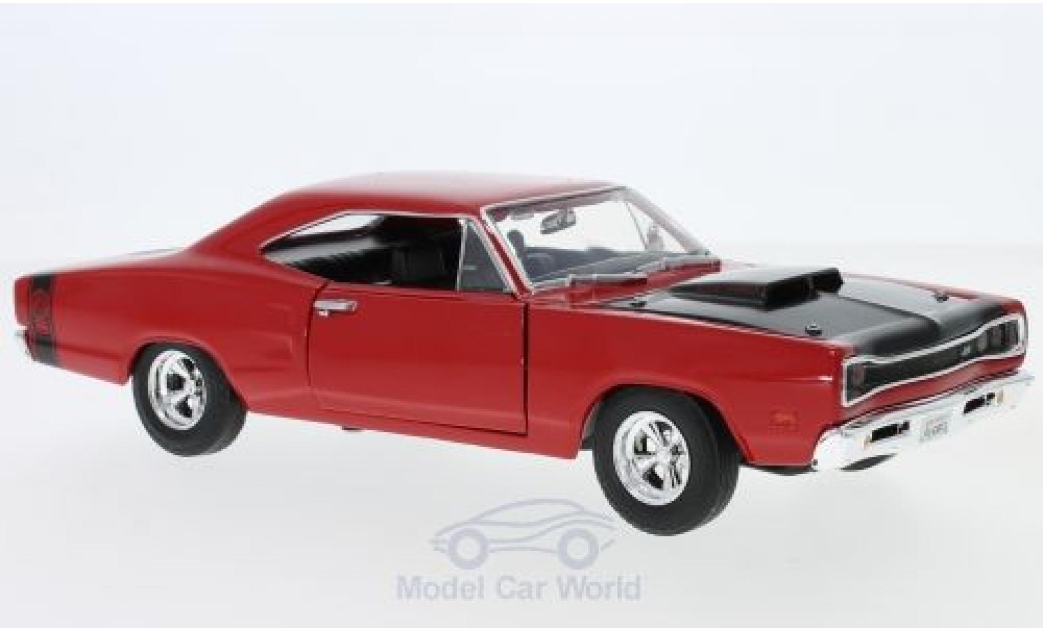 Dodge Coronet 1/24 Motormax Super Bee red/black 1969 diecast model cars
