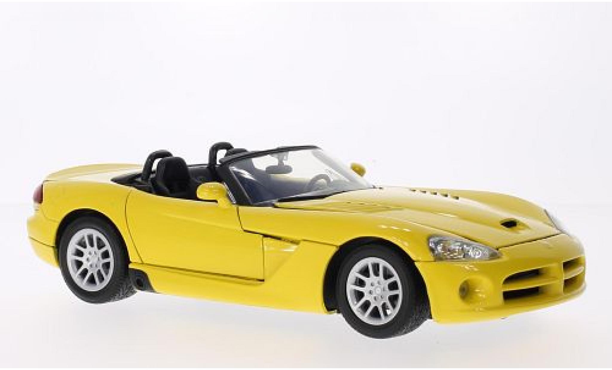 Dodge Viper 1/18 Motormax SRT-10 yellow 2003 diecast model cars