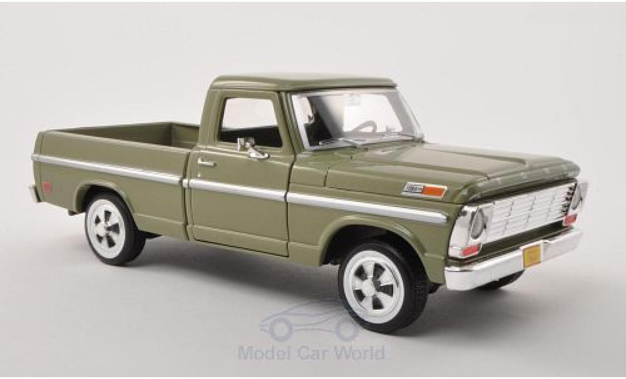 Ford F-1 1/24 Motormax 00 Pick Up metallic green 1969 ohne Vitrine diecast model cars