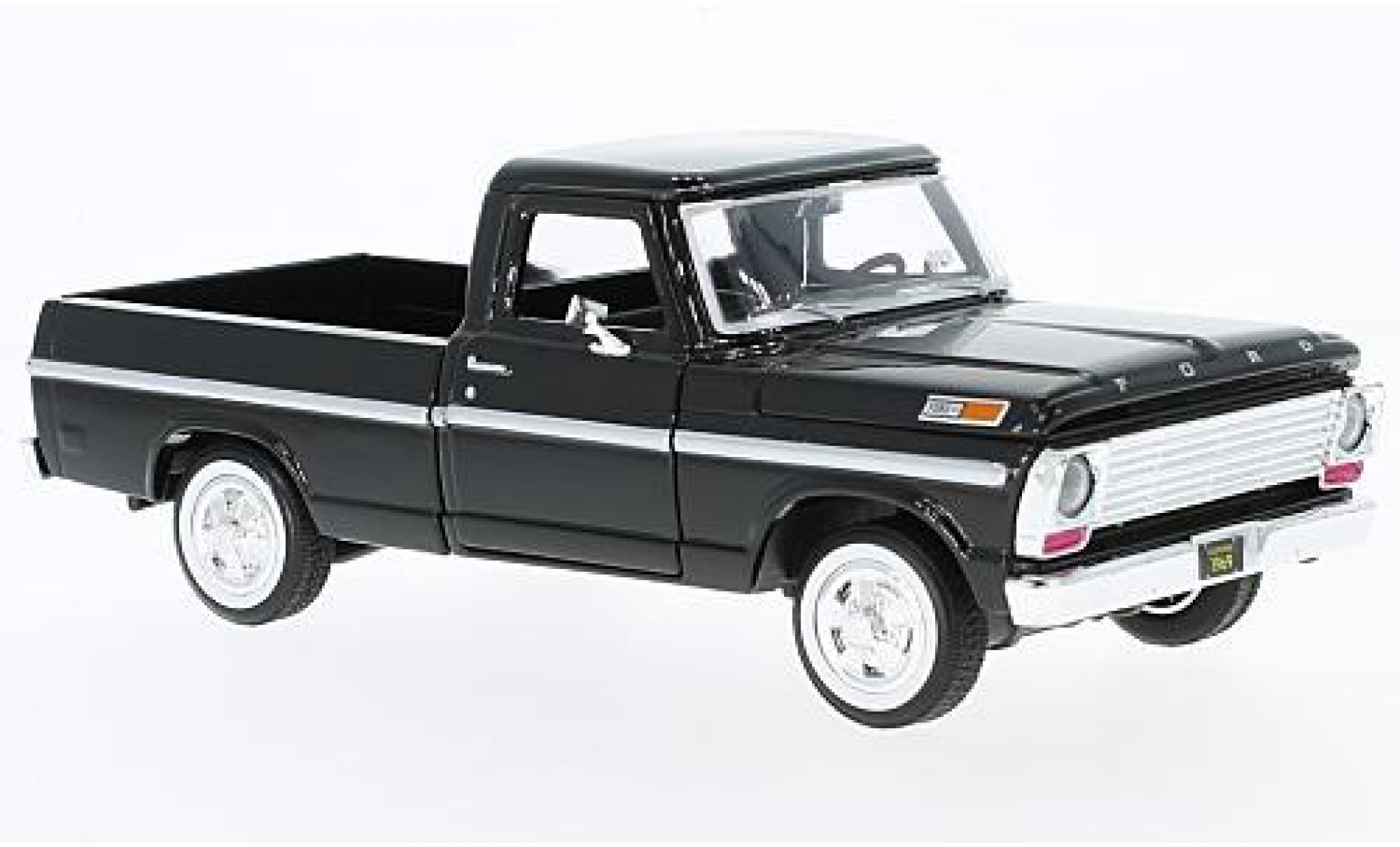 Ford F-1 1/24 Motormax 00 Pick Up black 1969 diecast model cars