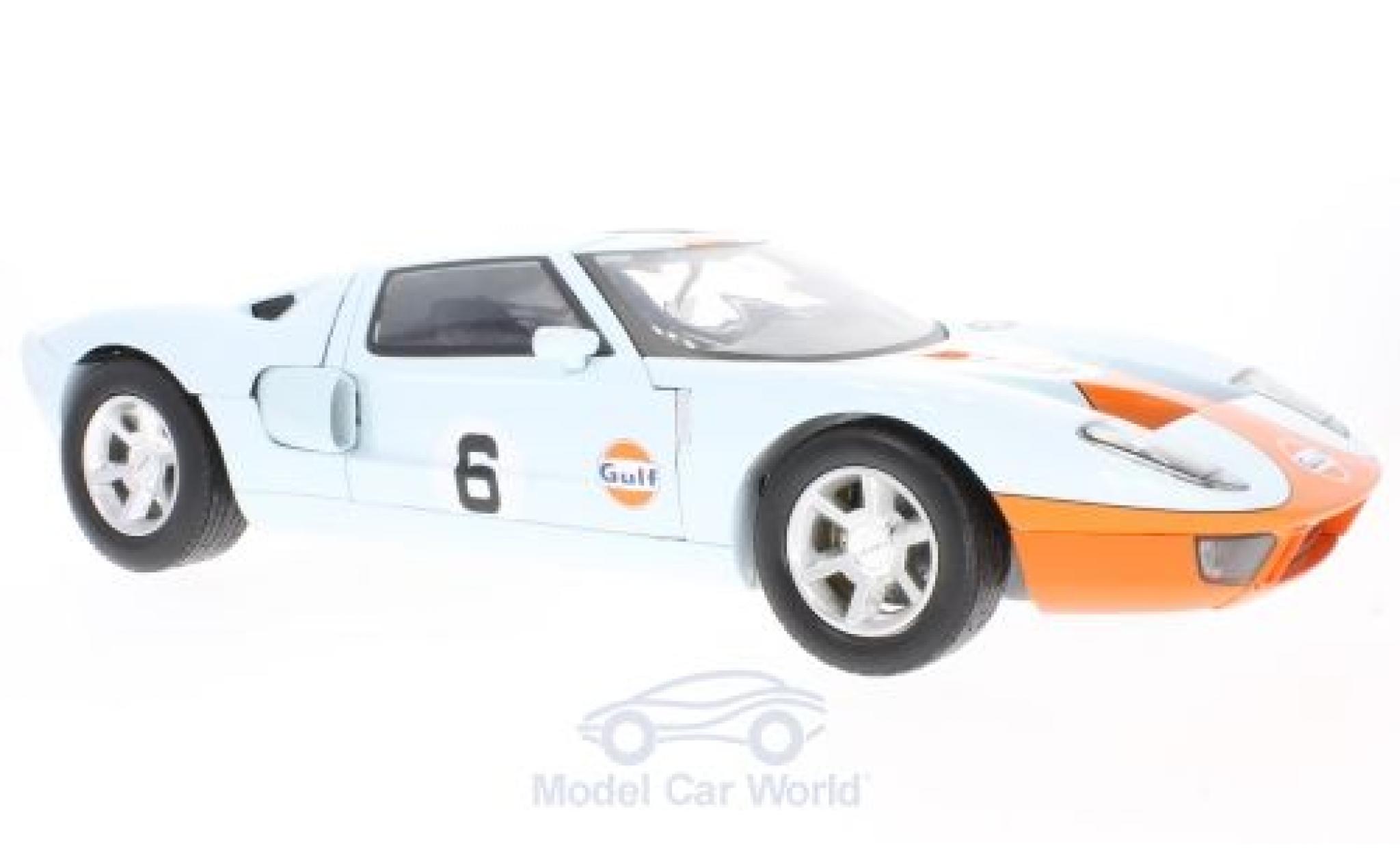 Ford GT 1/18 Motormax Gulf 2004 diecast model cars
