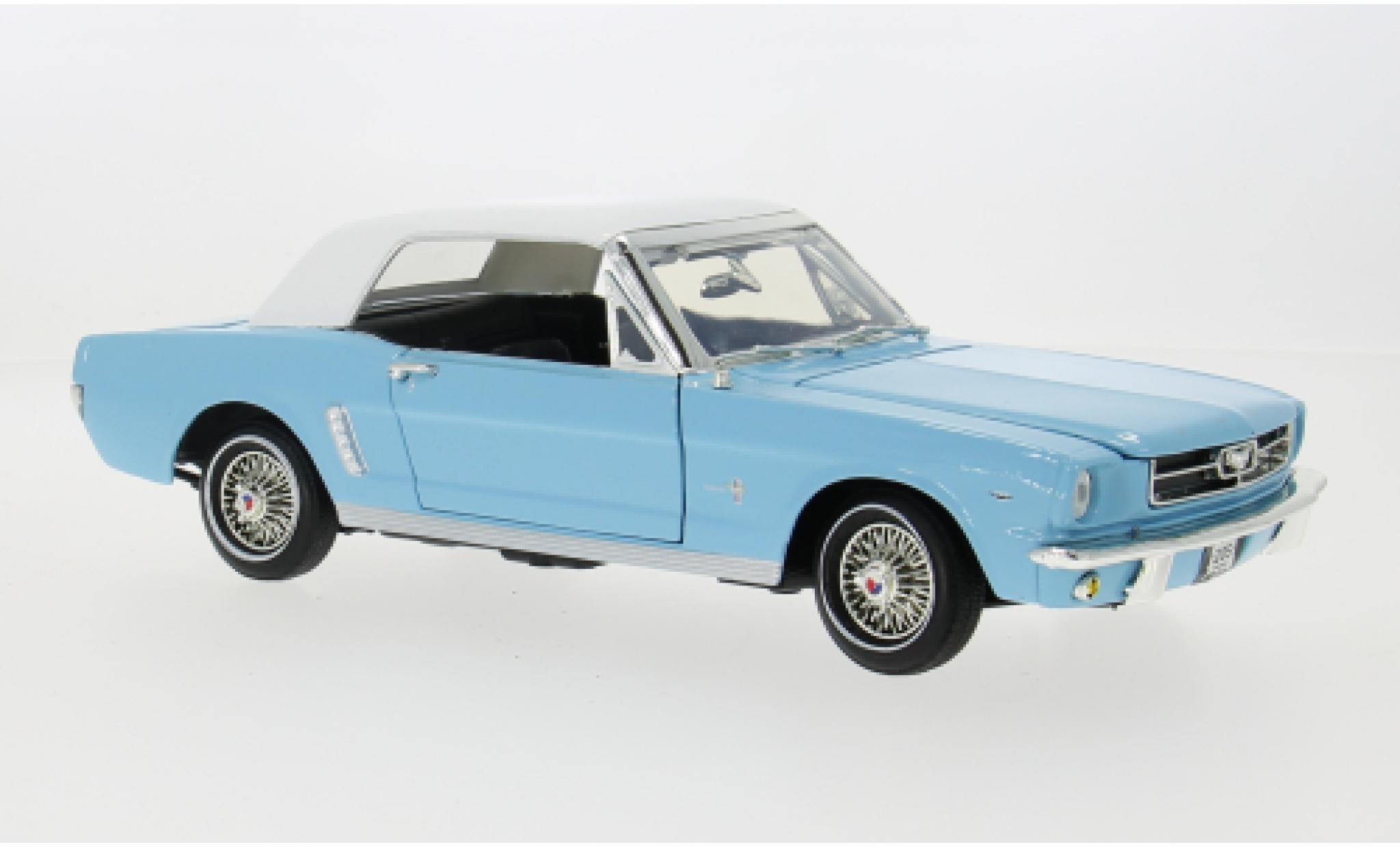 Ford Mustang 1/18 Motormax Convertible blue/white 1964 1:18 diecast model cars