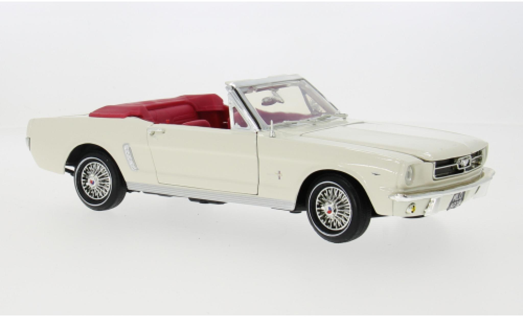 Ford Mustang 1/18 Motormax Convertible white 1964 1:18 diecast model cars