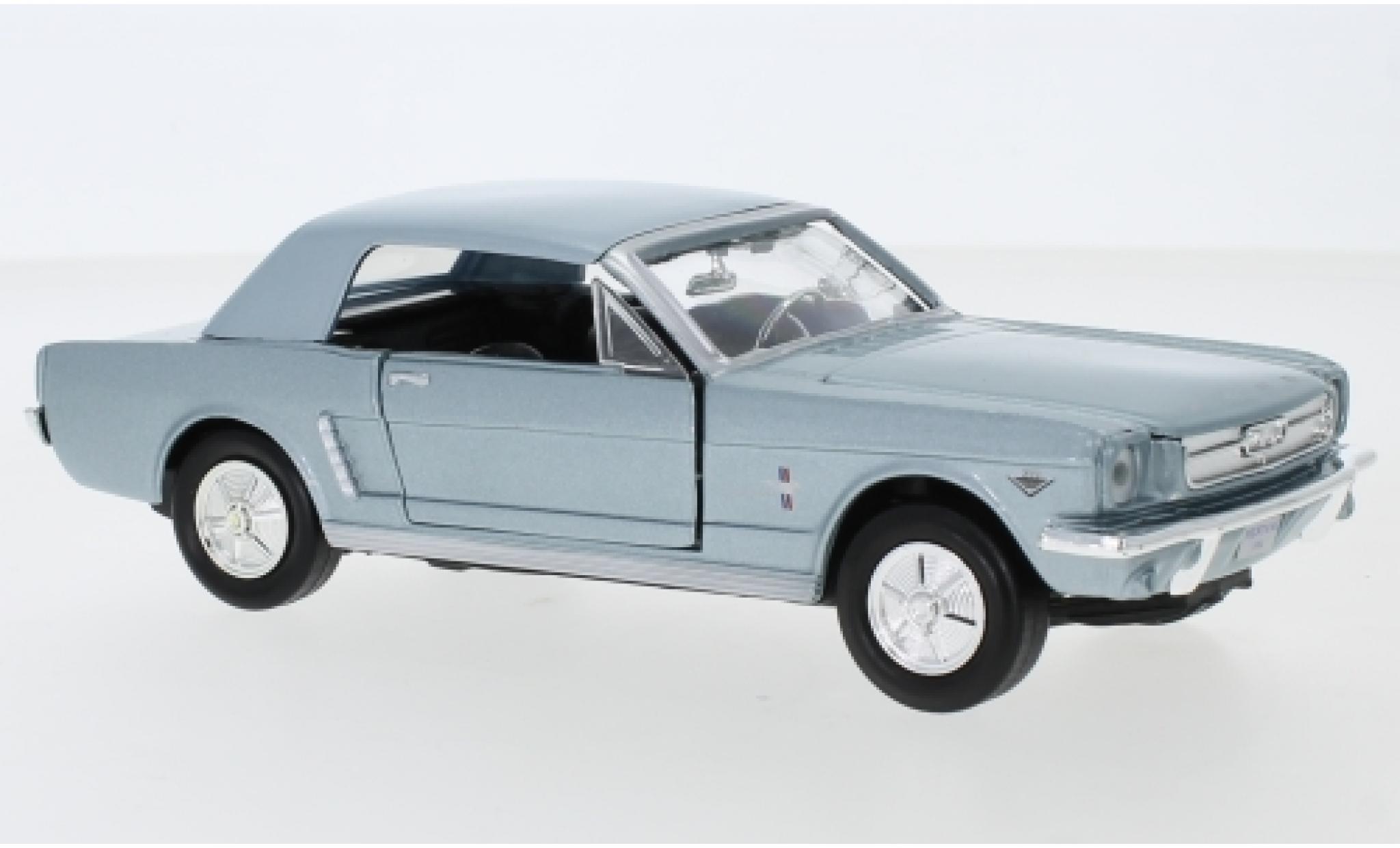 Ford Mustang 1/24 Motormax Hardtop 1964 diecast model cars