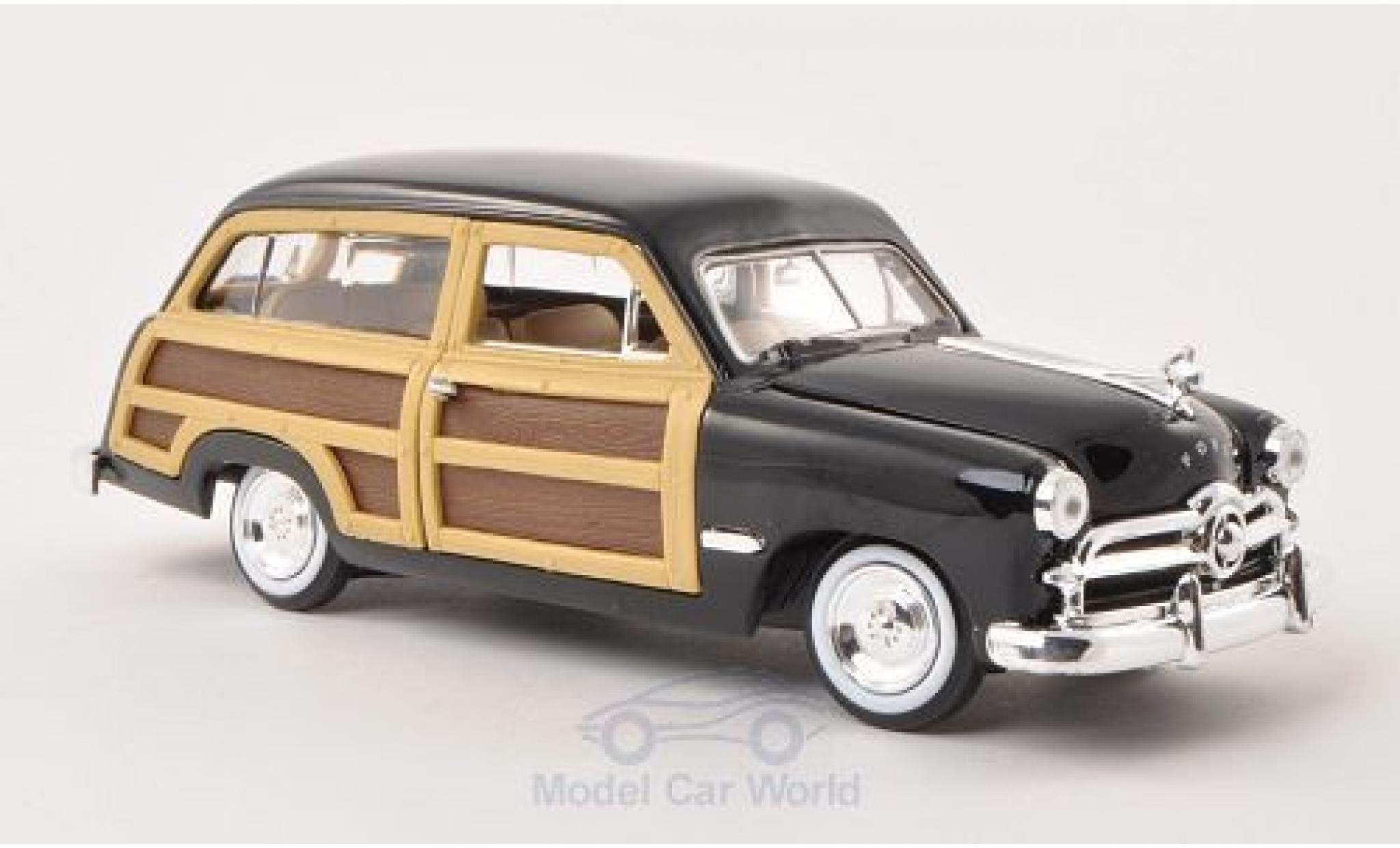 Ford Woody 1/24 Motormax Wagon black/Holzoptik 1949 ohne Vitrine diecast model cars