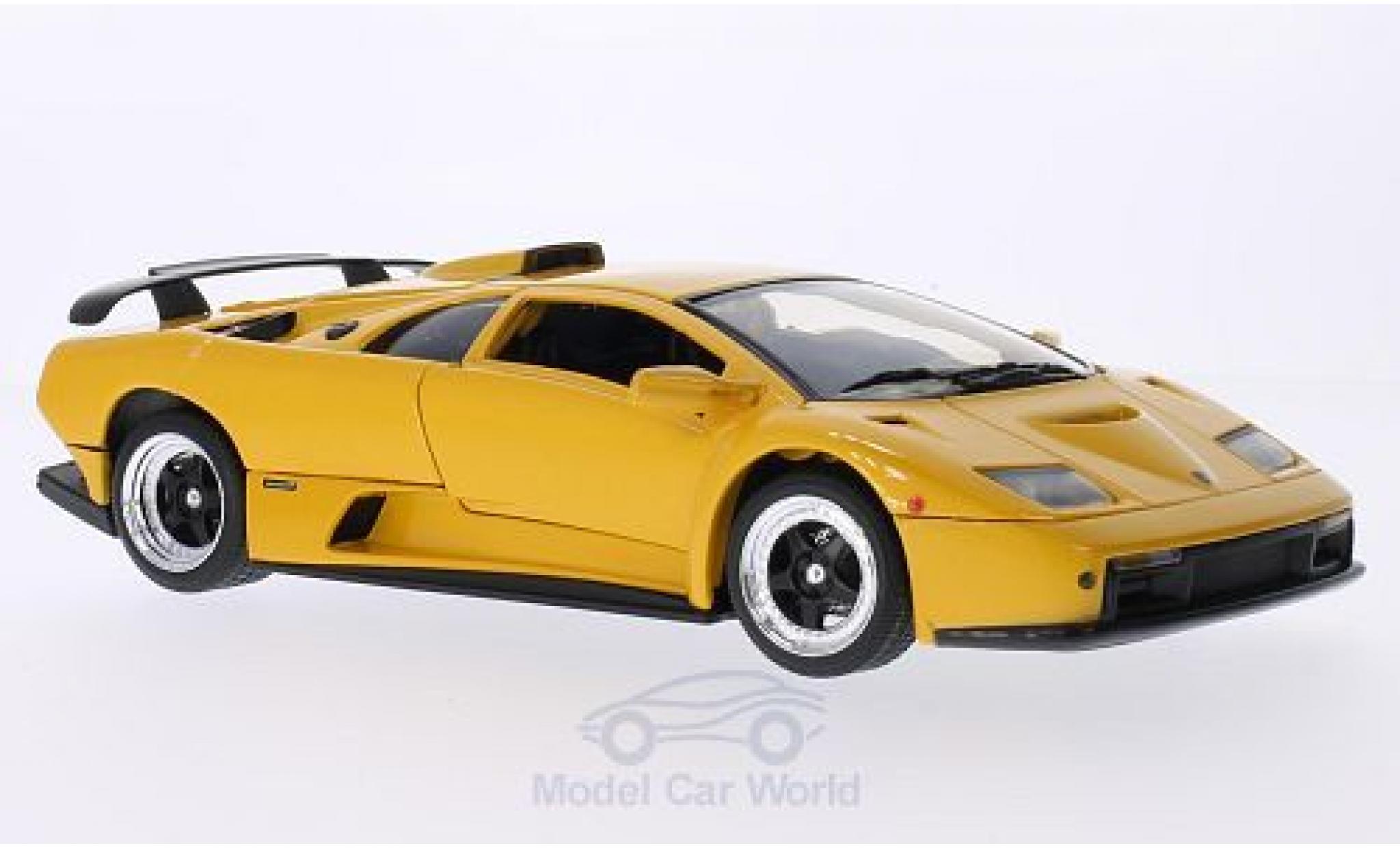 Lamborghini Diablo 1/18 Motormax GT metallic yellow diecast model cars