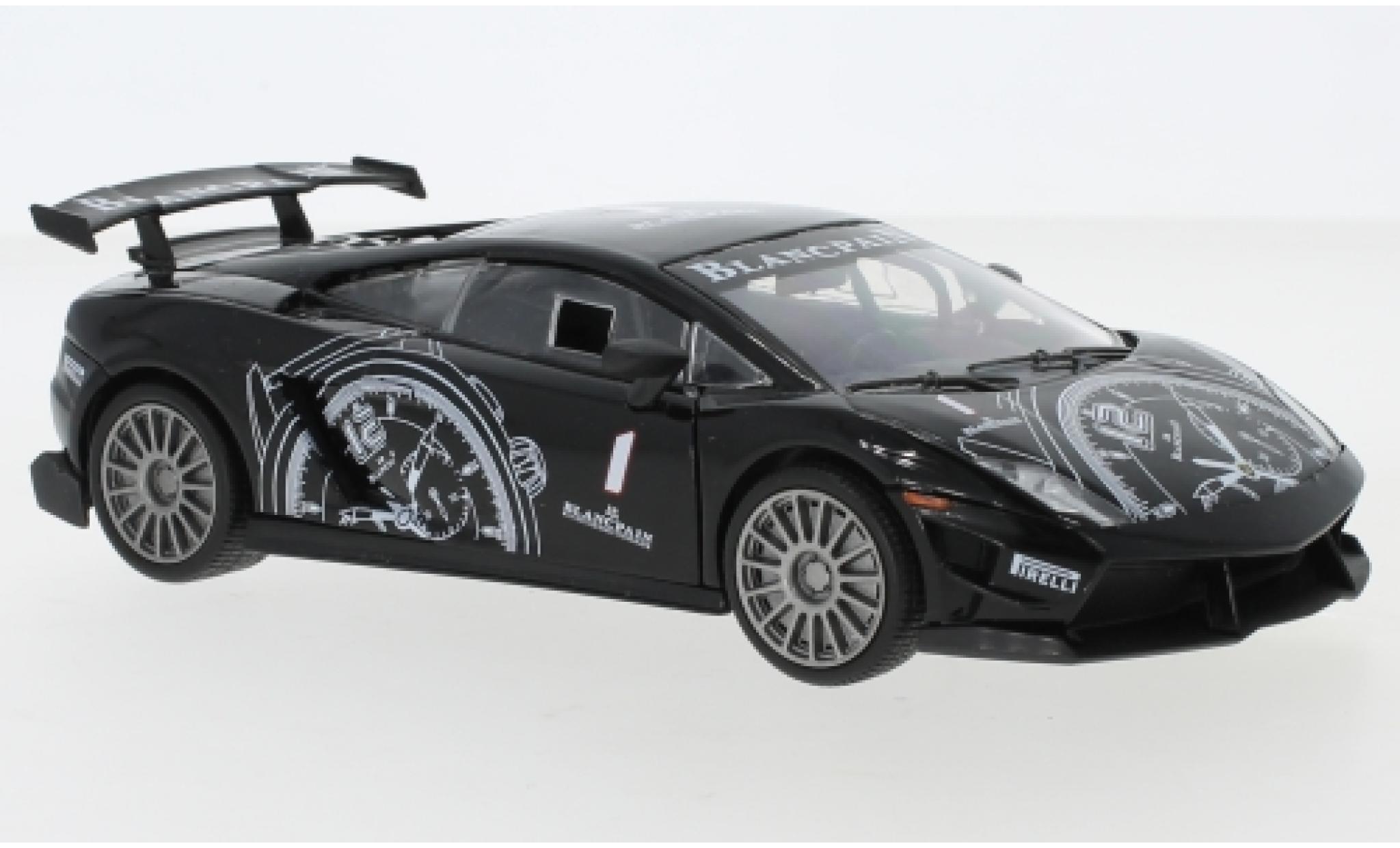 Lamborghini Gallardo LP560-4 1/24 Motormax Super Trofeo black/Dekor No.1 Blancpain diecast model cars