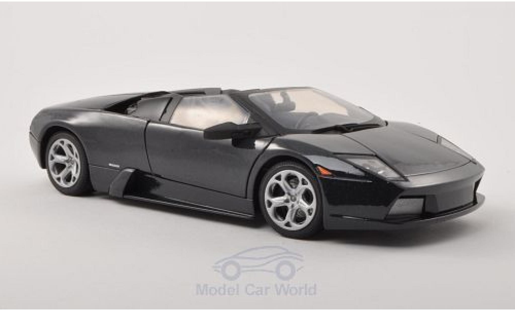 Lamborghini Murcielago 1/18 Motormax metallic black diecast model cars