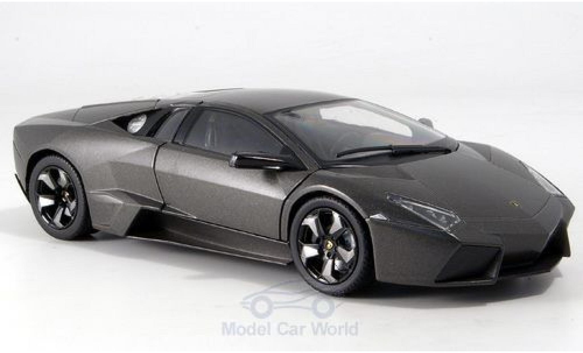 Lamborghini Reventon 1/18 Motormax matt-grey 2008 diecast model cars