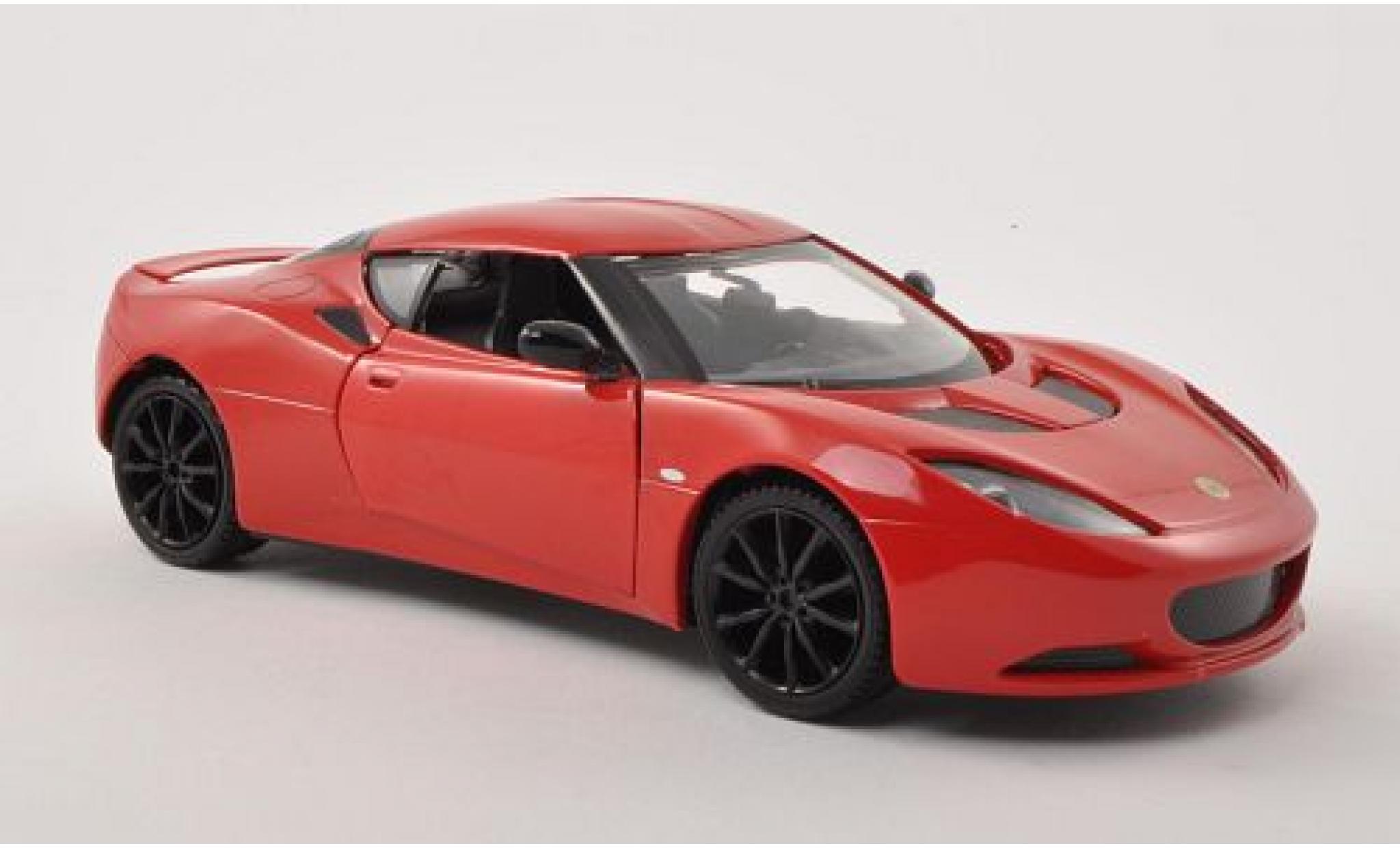 Lotus Evora 1/24 Motormax S red sans Vitrine diecast model cars