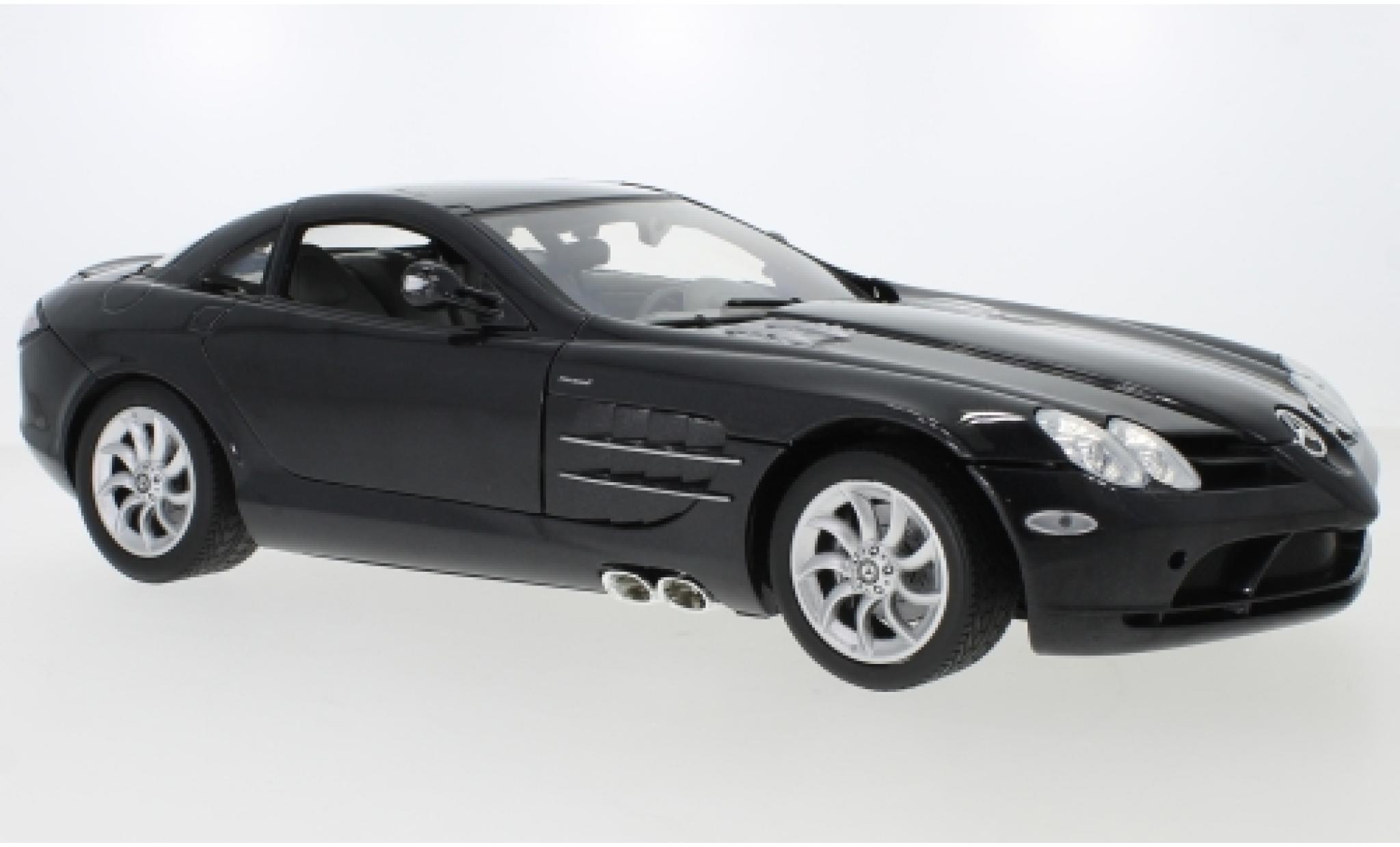 Mercedes CLA 1/12 Motormax McLaren SLR metallic black diecast model cars