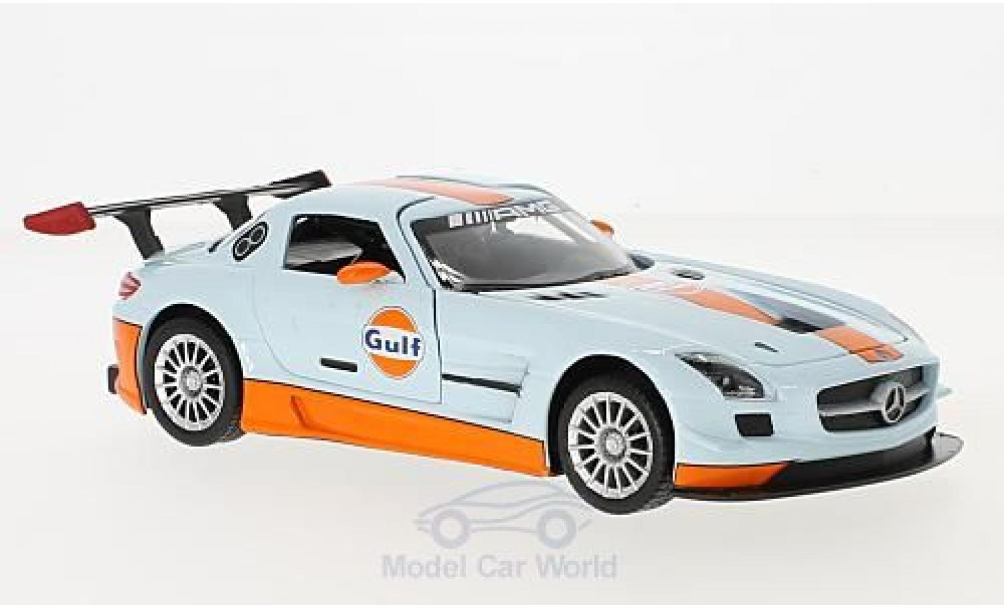 Mercedes SLS 1/24 Motormax AMG GT3 Gulf diecast model cars