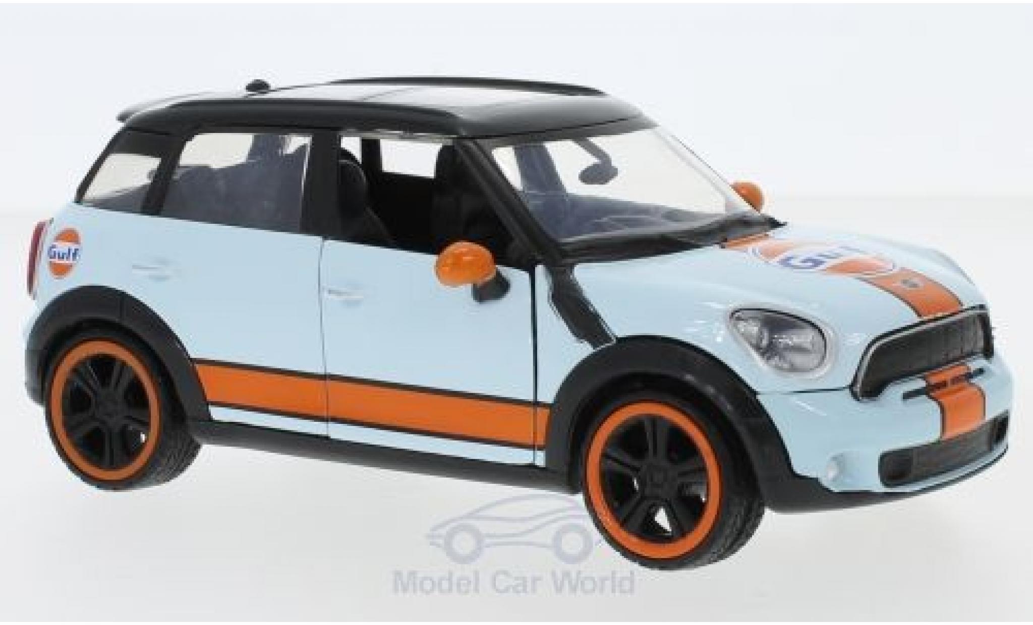 Mini Cooper S 1/24 Motormax S Countryman Gulf diecast model cars