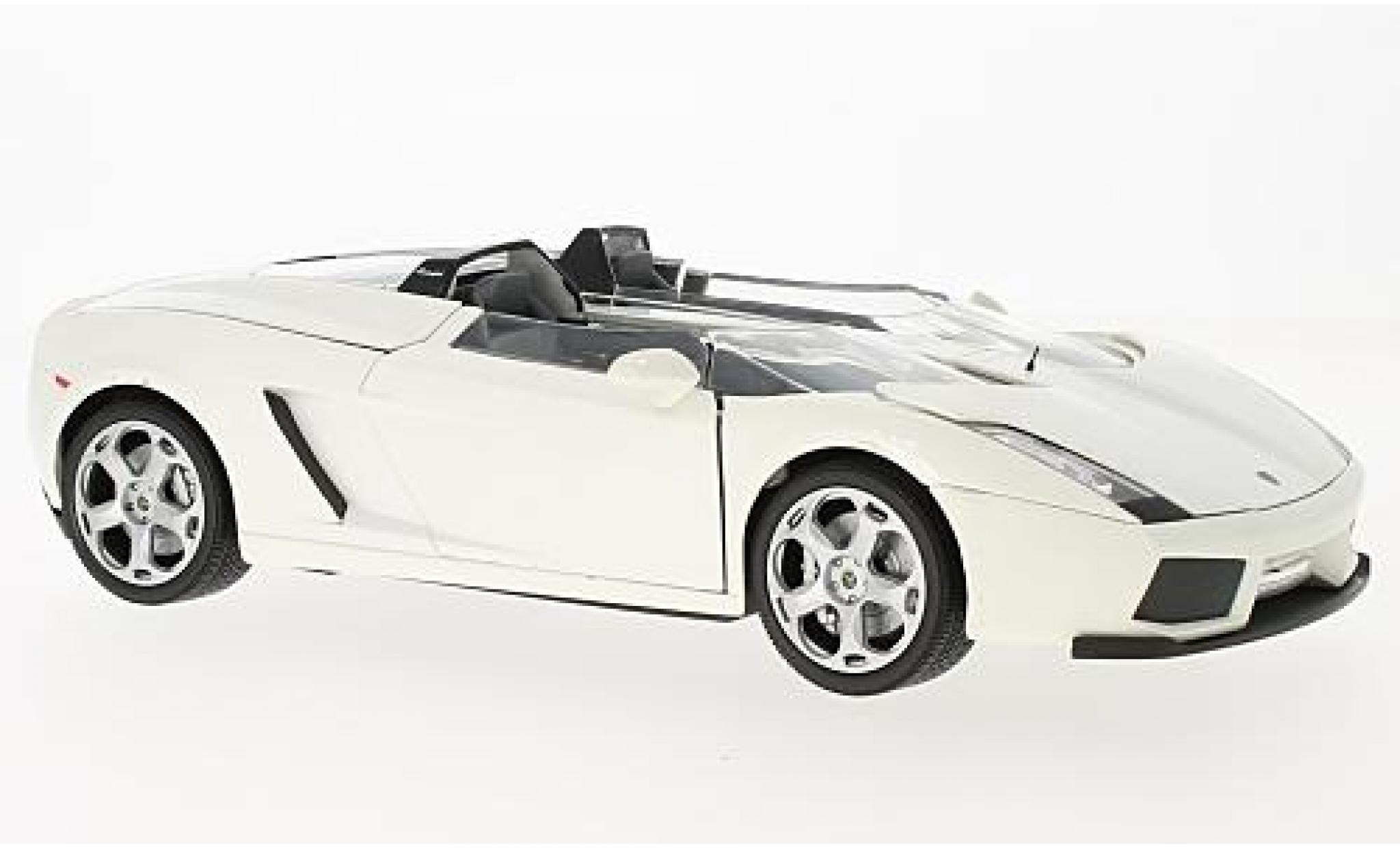 Lamborghini Concept 1/18 Motormax S metallise white diecast model cars