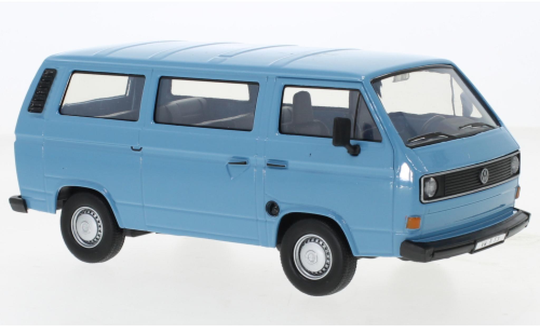 Volkswagen T3 1/24 Motormax Bus blue diecast model cars