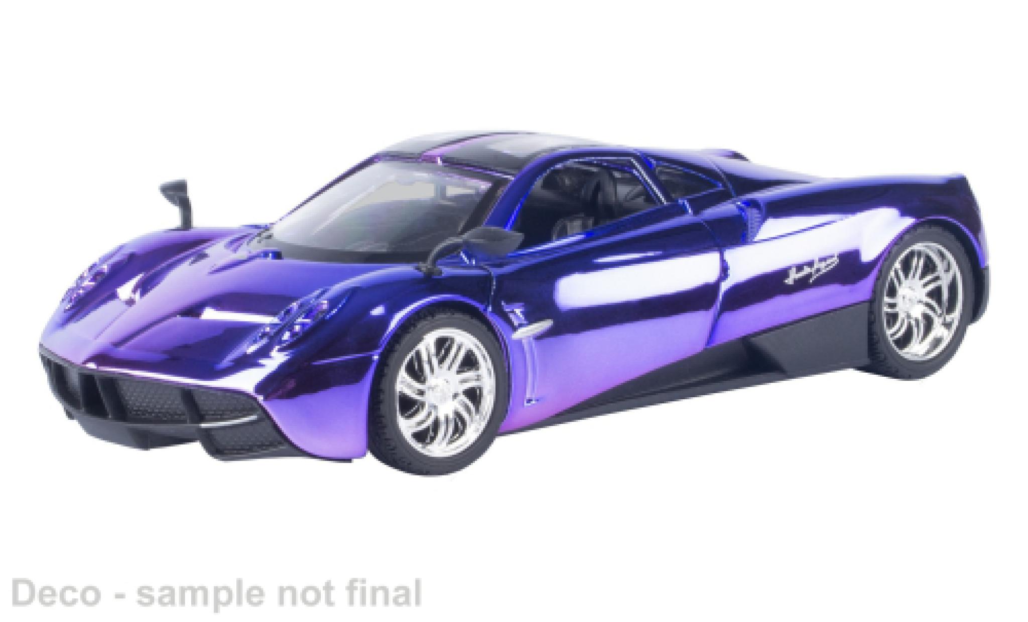 Pagani Huayra 1/24 Motormax purple 1:24 diecast model cars