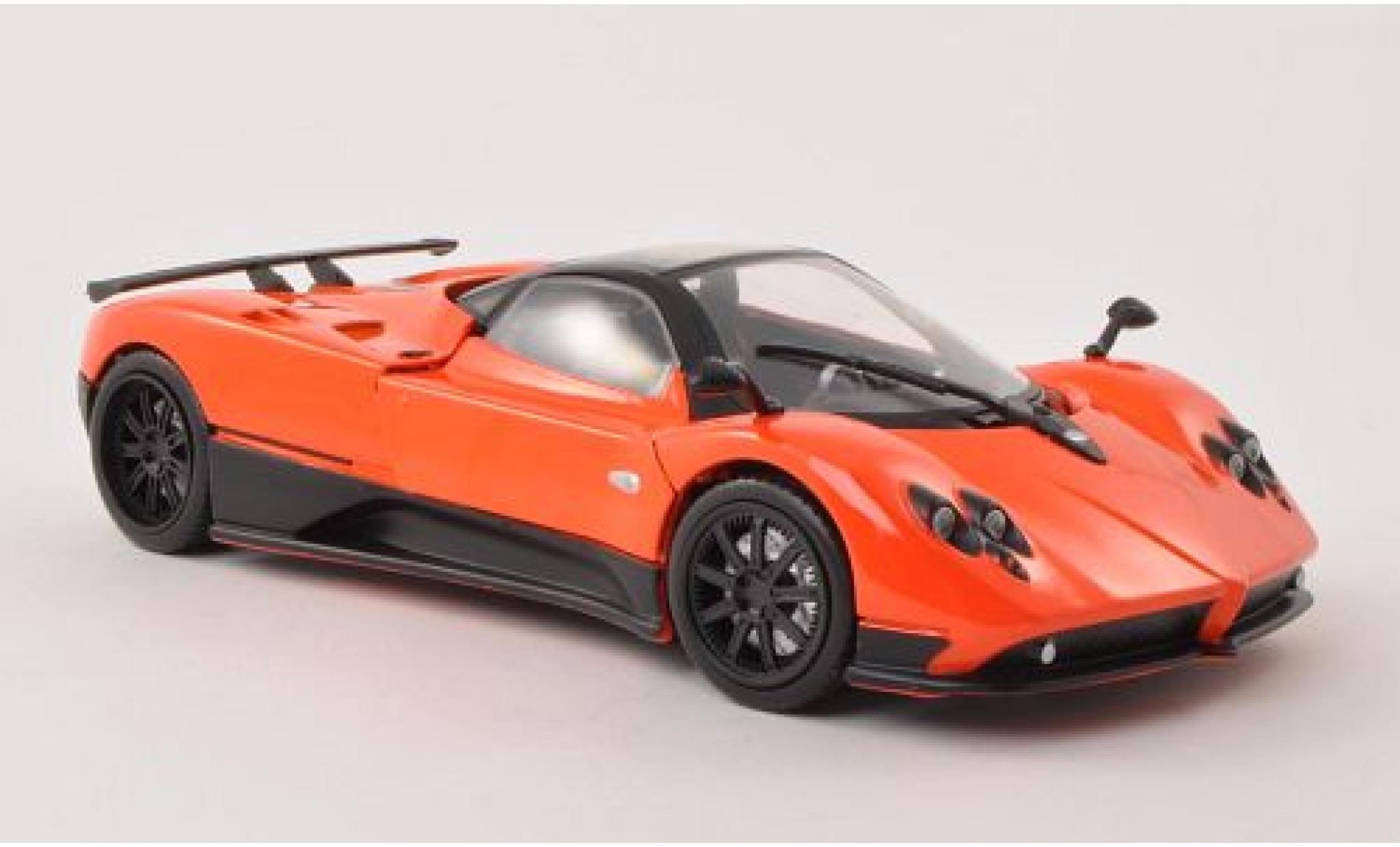 Pagani Zonda 1/18 Motormax F metallic orange diecast model cars