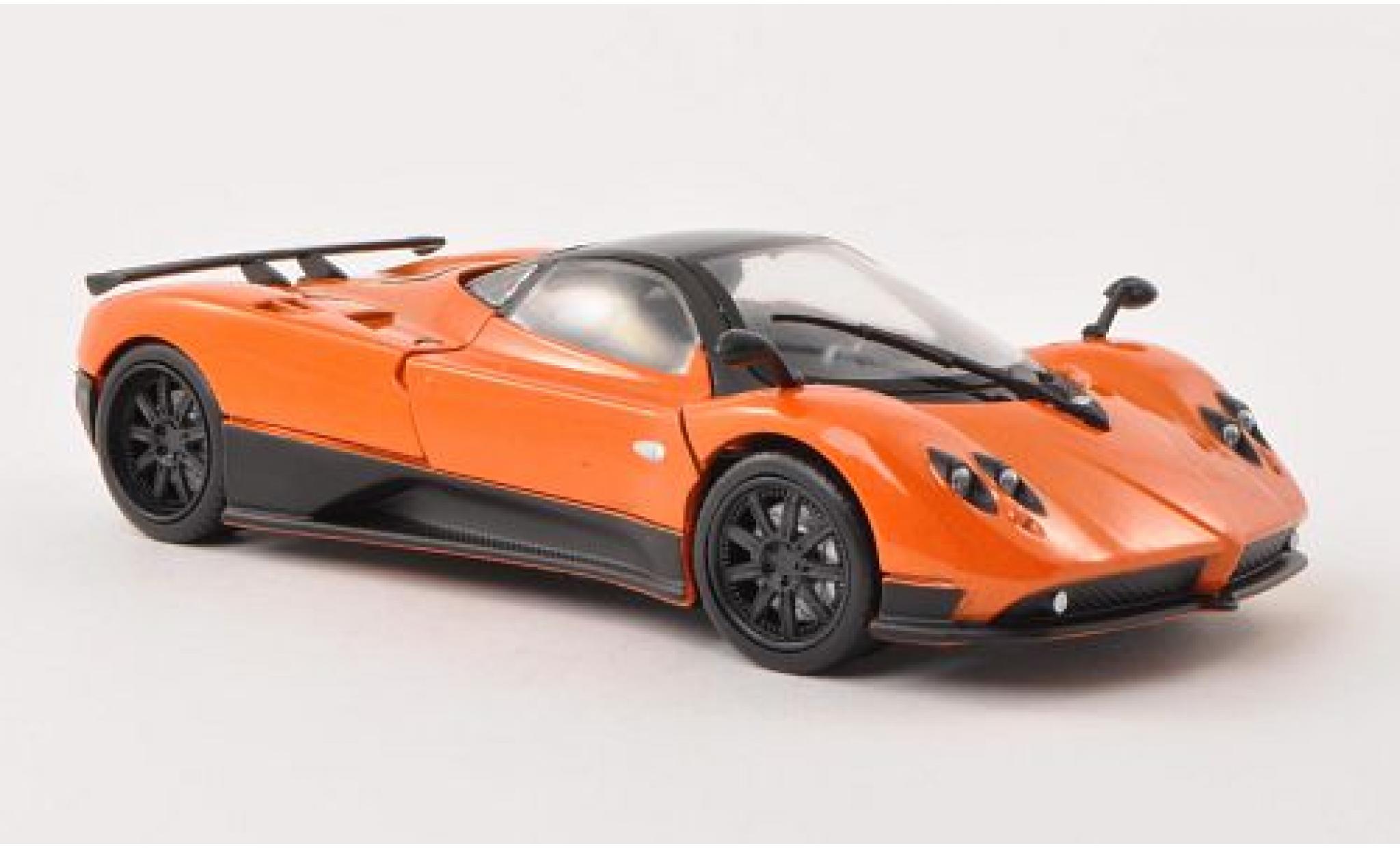 Pagani Zonda 1/24 Motormax F orange sans Vitrine diecast model cars