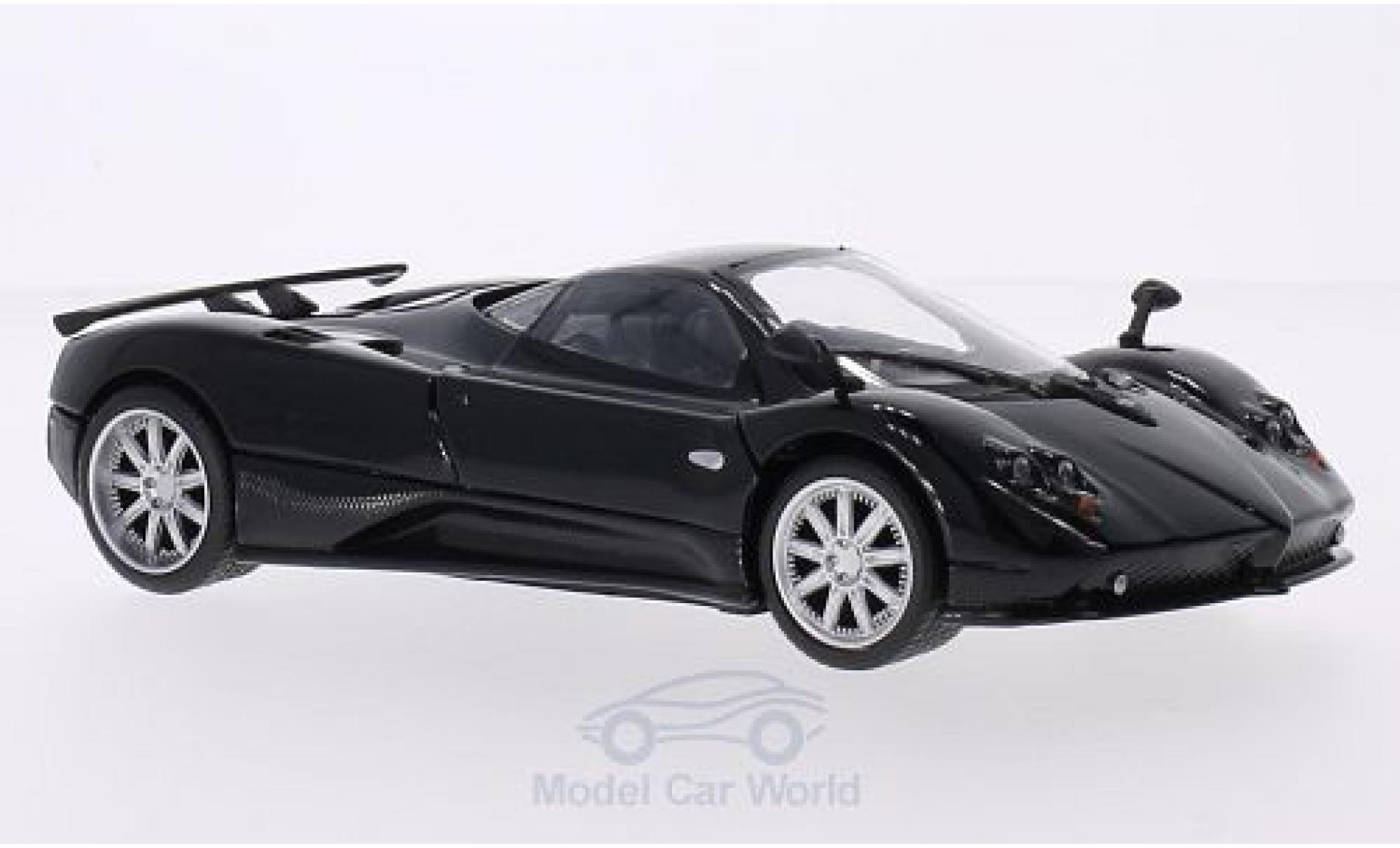 Pagani Zonda R 1/24 Motormax F black diecast model cars