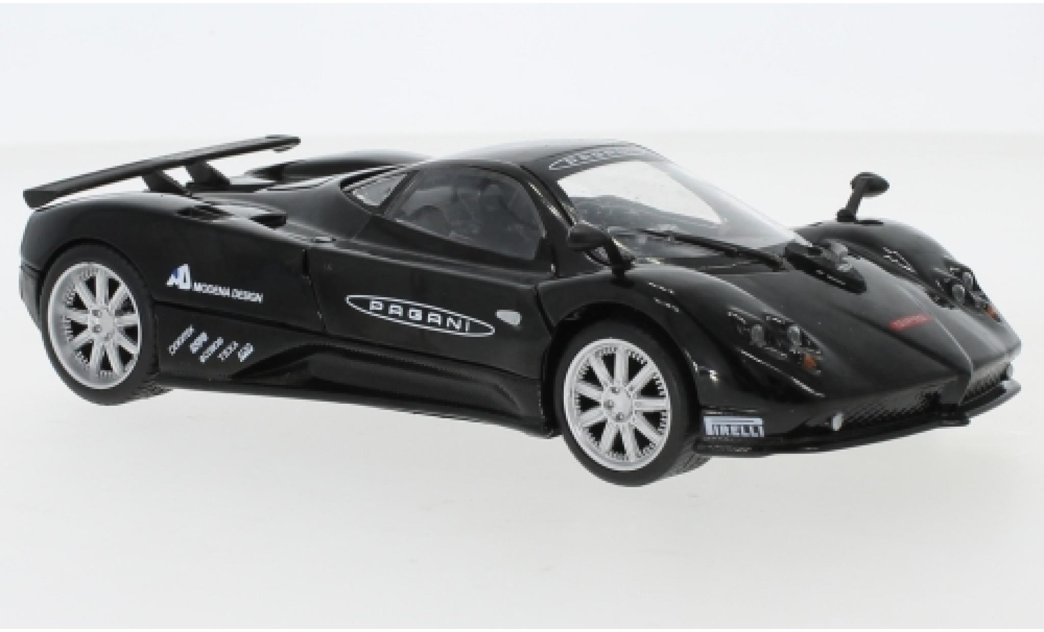 Pagani Zonda 1/24 Motormax F black/Dekor Nuerburgring diecast model cars