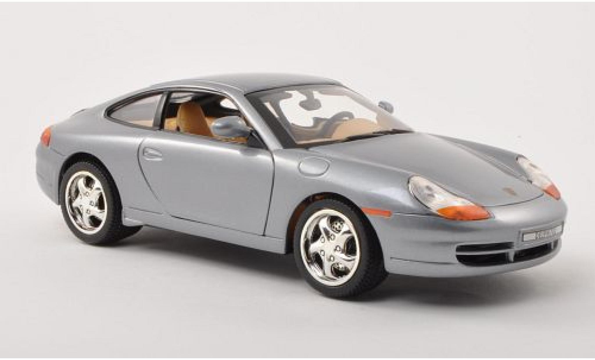 Porsche 996 1/18 Motormax 911 () Carrera grey diecast model cars