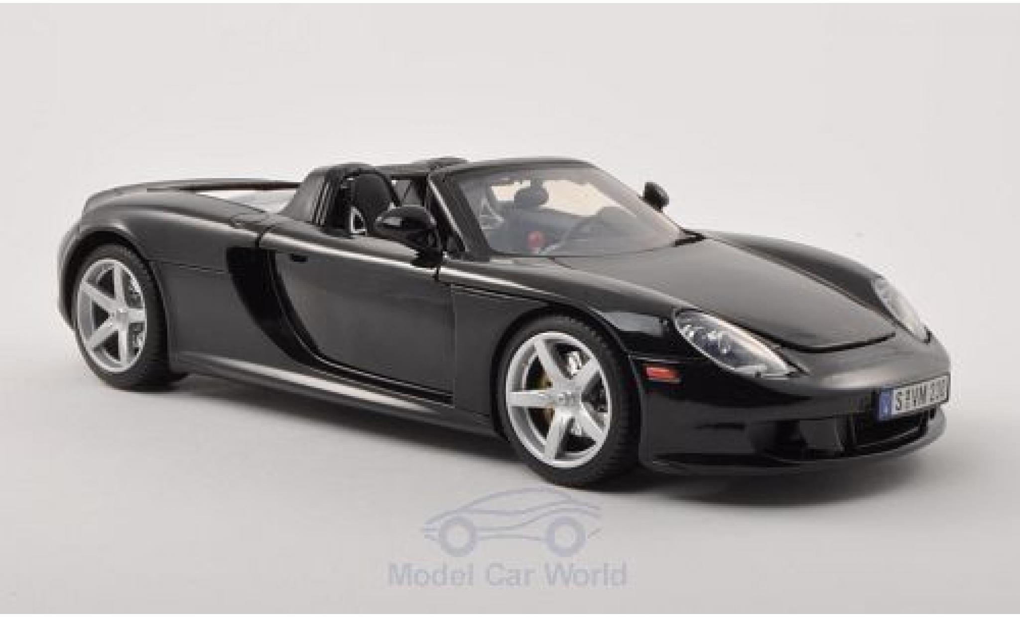 Porsche Carrera GT 1/18 Motormax black 2004 diecast model cars