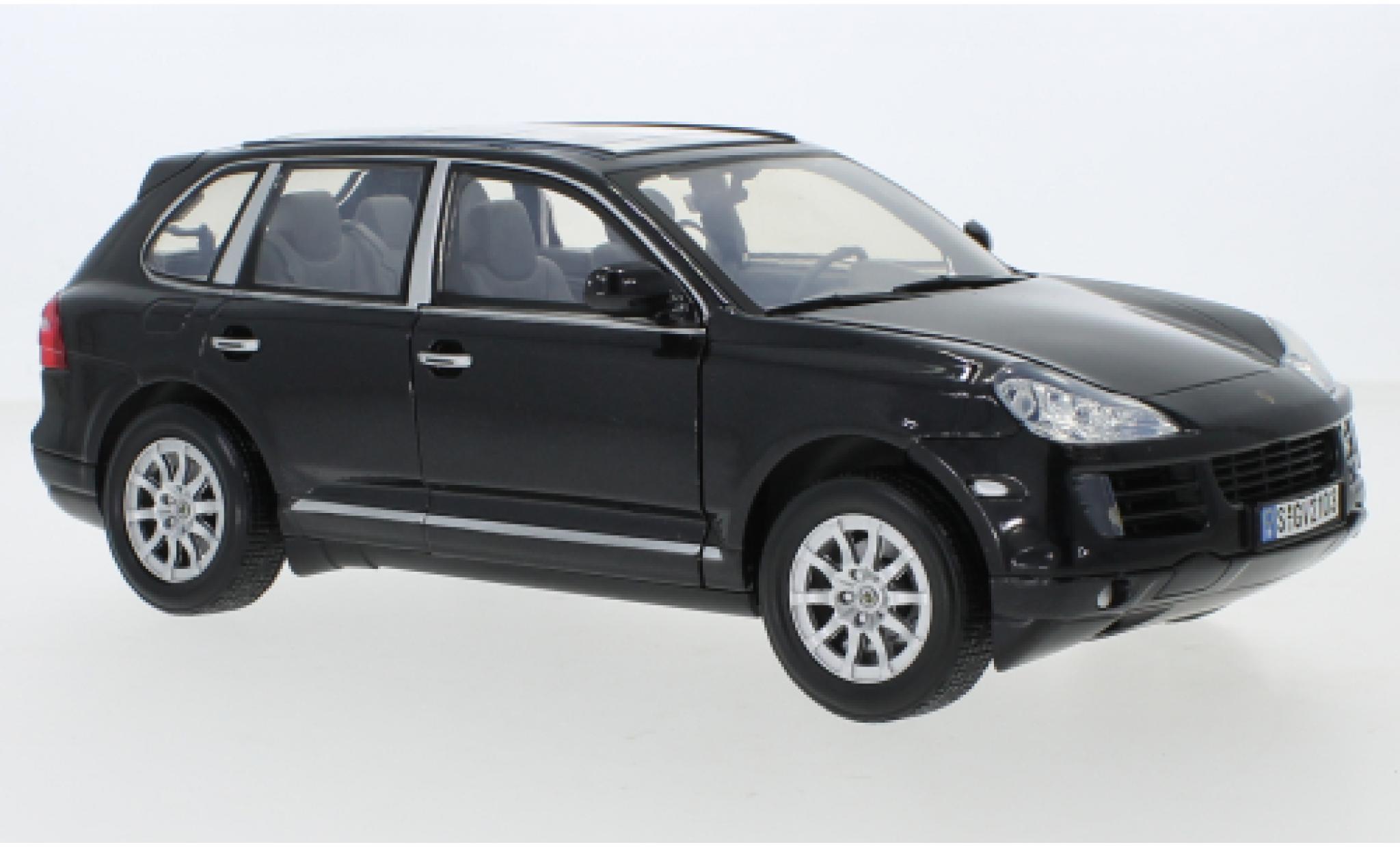 Porsche Cayenne 1/18 Motormax (9PA) metallic black 2008 diecast model cars