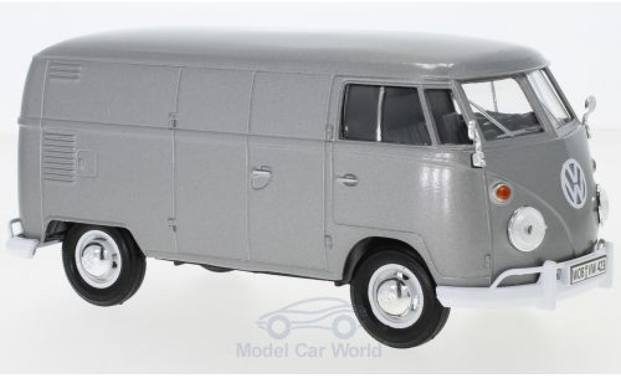 Volkswagen T1 1/24 Motormax Kasten metallic grey diecast model cars