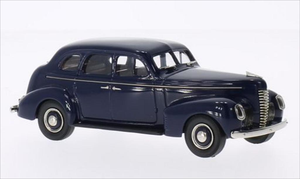 Nash Ambassador 1/43 Brooklin Eight 4-door Touring Sedan blue 1939 diecast model cars