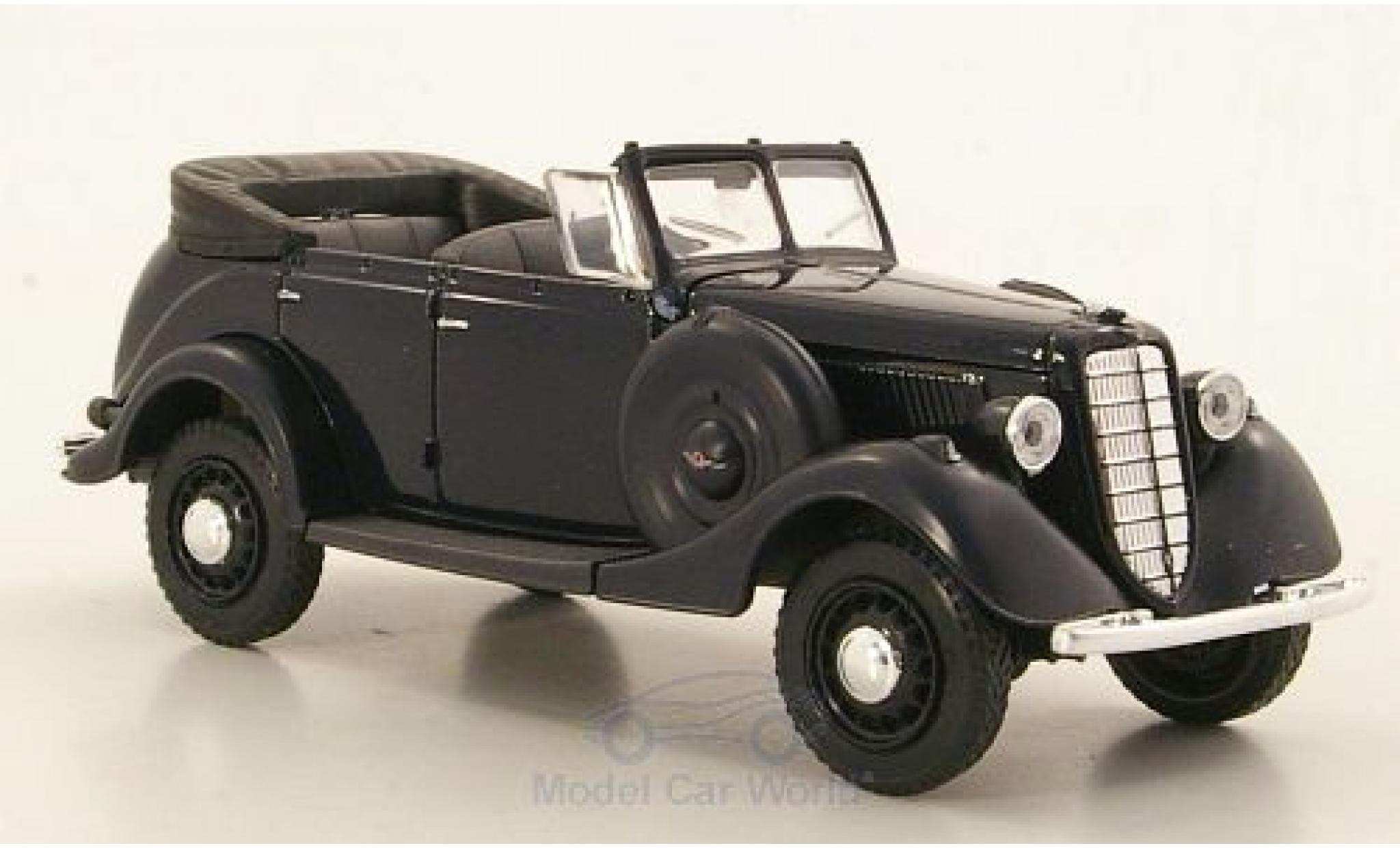 Gaz 61-40 1/43 Nash Avtoprom GAZ black ge&ouml;ffnetes Verdeck diecast model cars