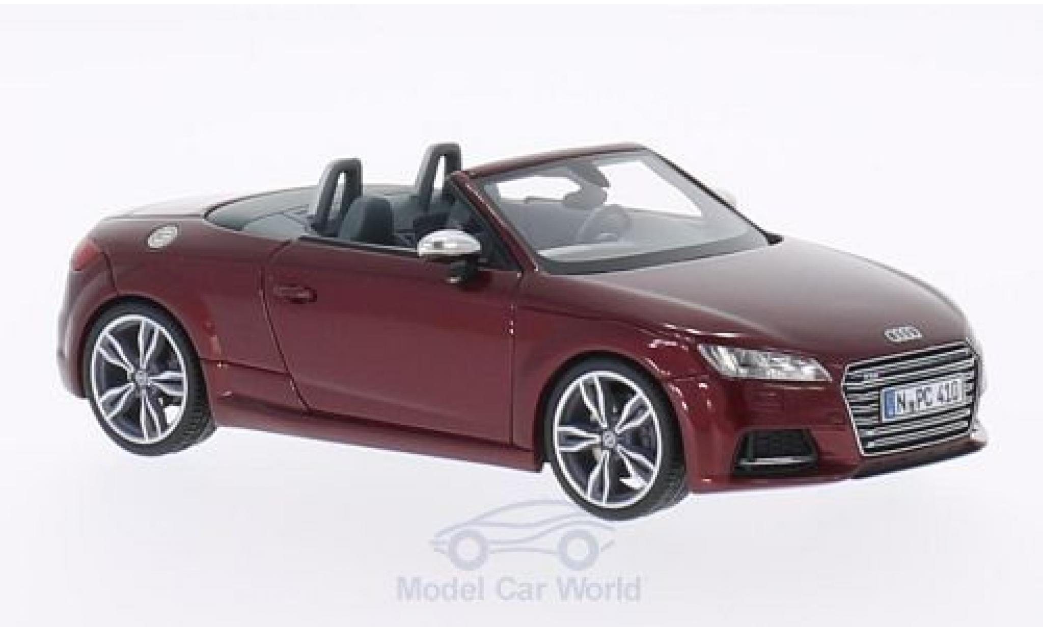 Audi TT 1/43 Neo S Roadster metallic red 2014 diecast model cars