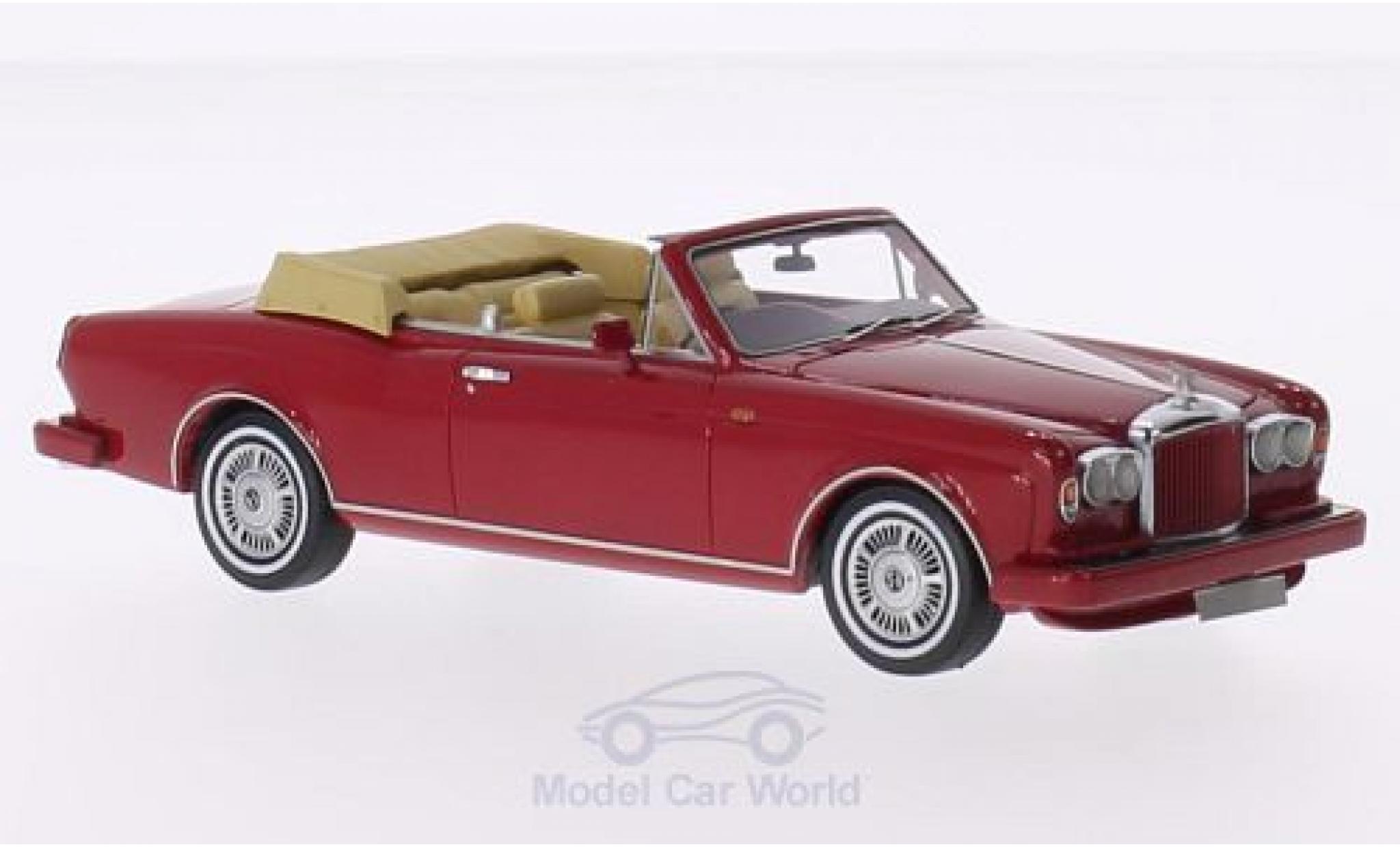 Bentley Continental 1/43 Neo DHC red RHD 1985 diecast model cars