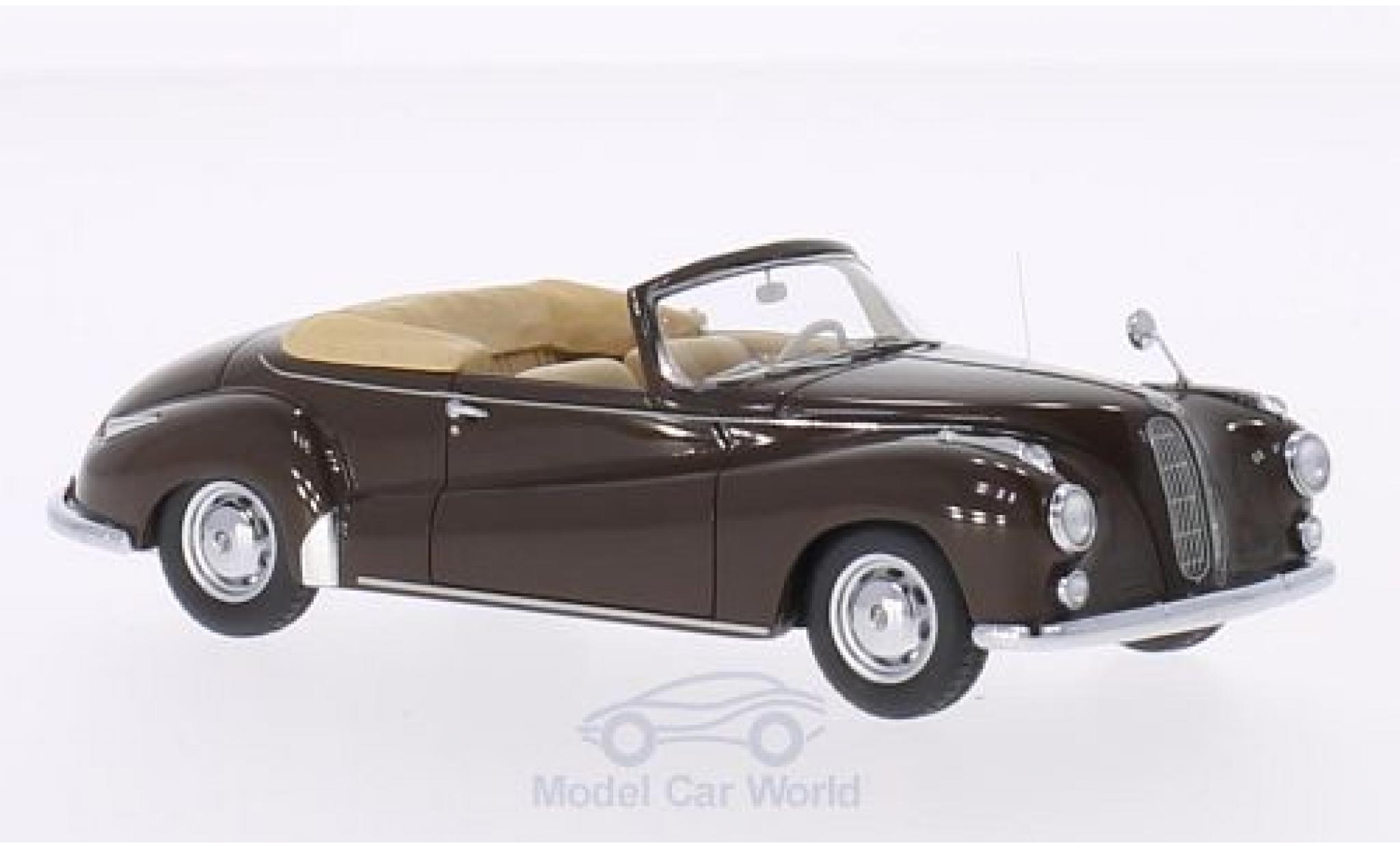Bmw 502 1/43 Neo Convertible Autenrieth brown 1956 diecast model cars