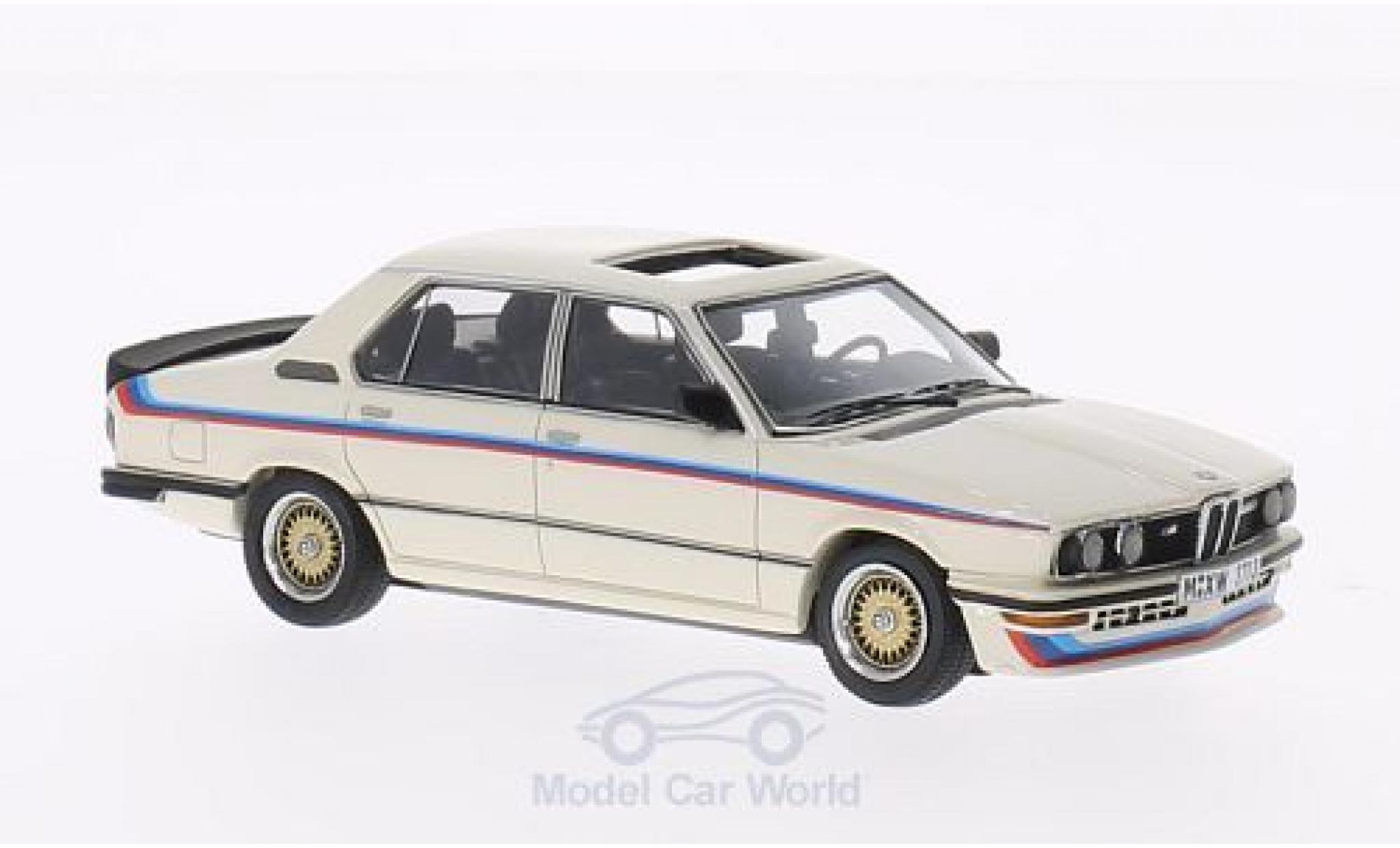 Bmw M5 E12 1/43 Neo 35i (E12) white/Dekor 1980 diecast model cars