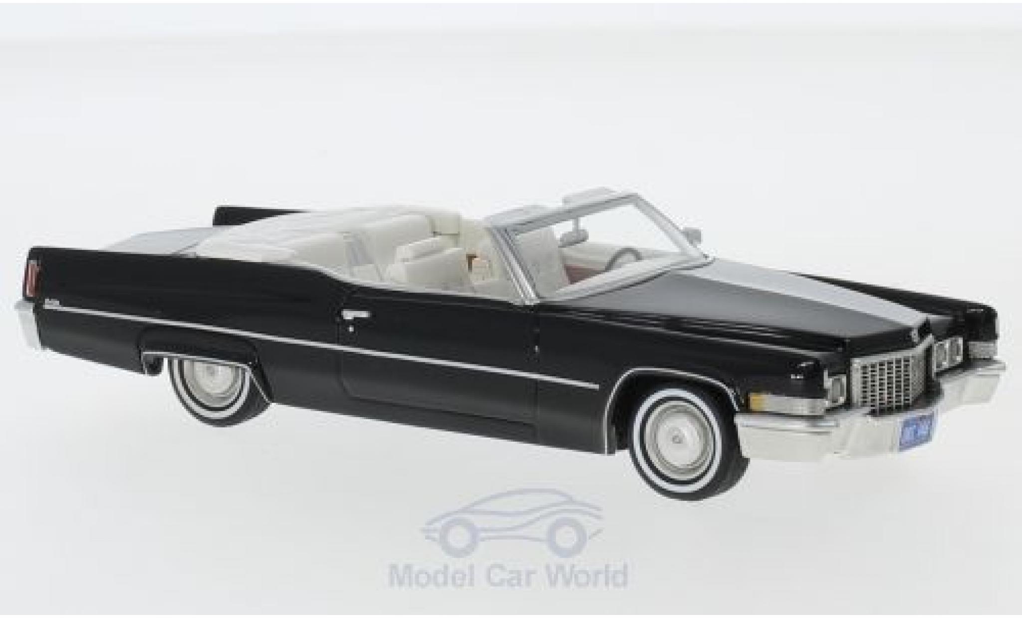 Cadillac Deville 1/43 Neo DeVille Convertible black 1970 diecast model cars