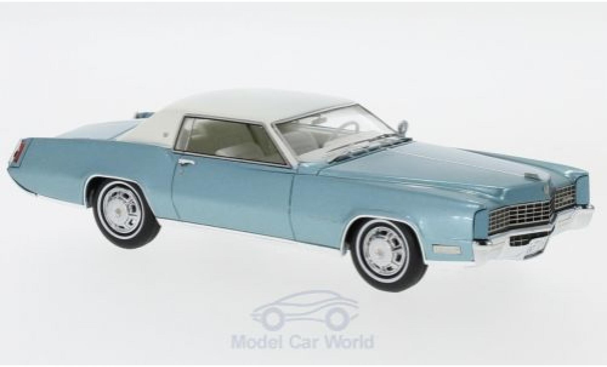 Cadillac Eldorado 1/43 Neo Coupe metallic t&uuml;rkis/white 1967 diecast model cars